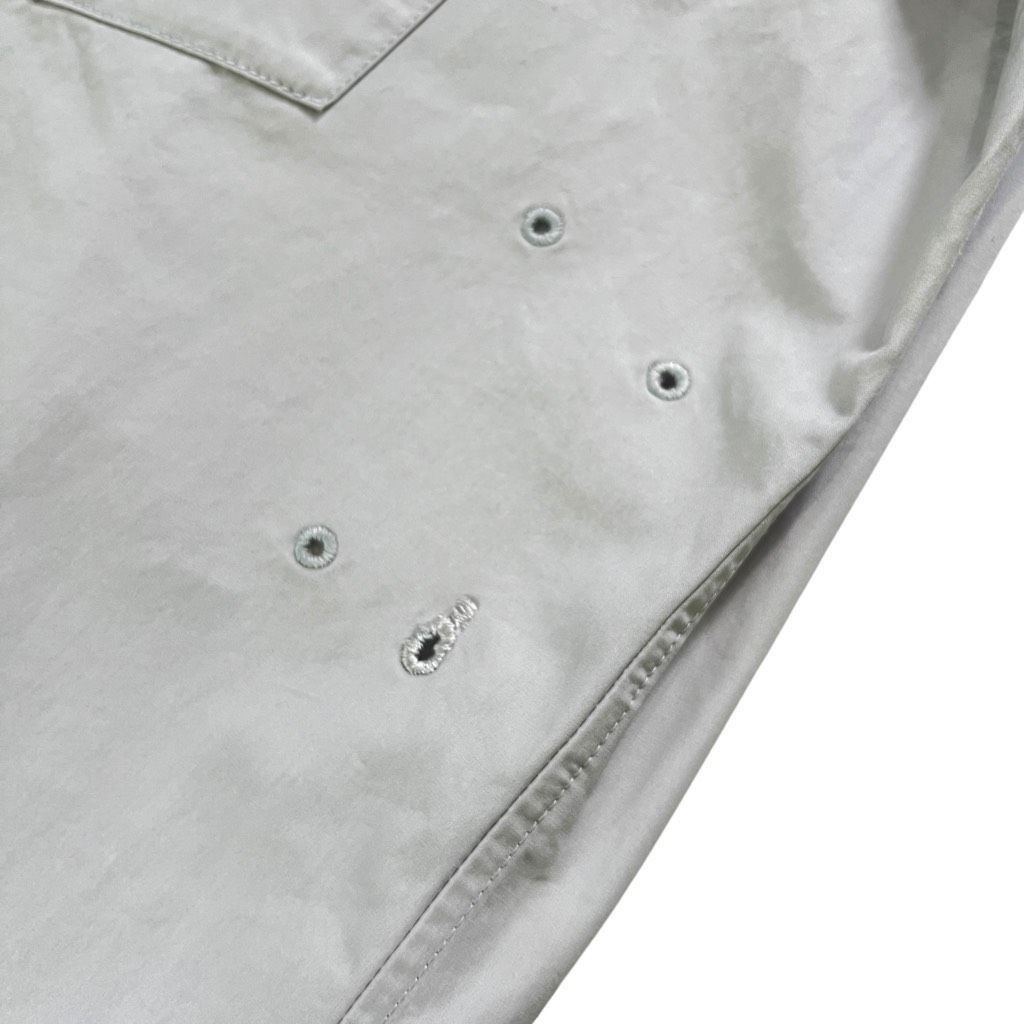 Balenciaga Balenciaga Fitted Wrap Shirt in Light Grey Size M / US 6-8 / IT 42-44 - 7 Thumbnail