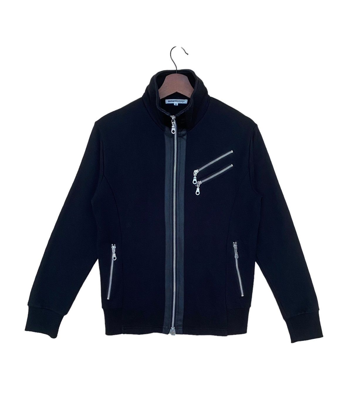 Vintage Japanese Brand Semantic Design Zipper Jacket 2000s
