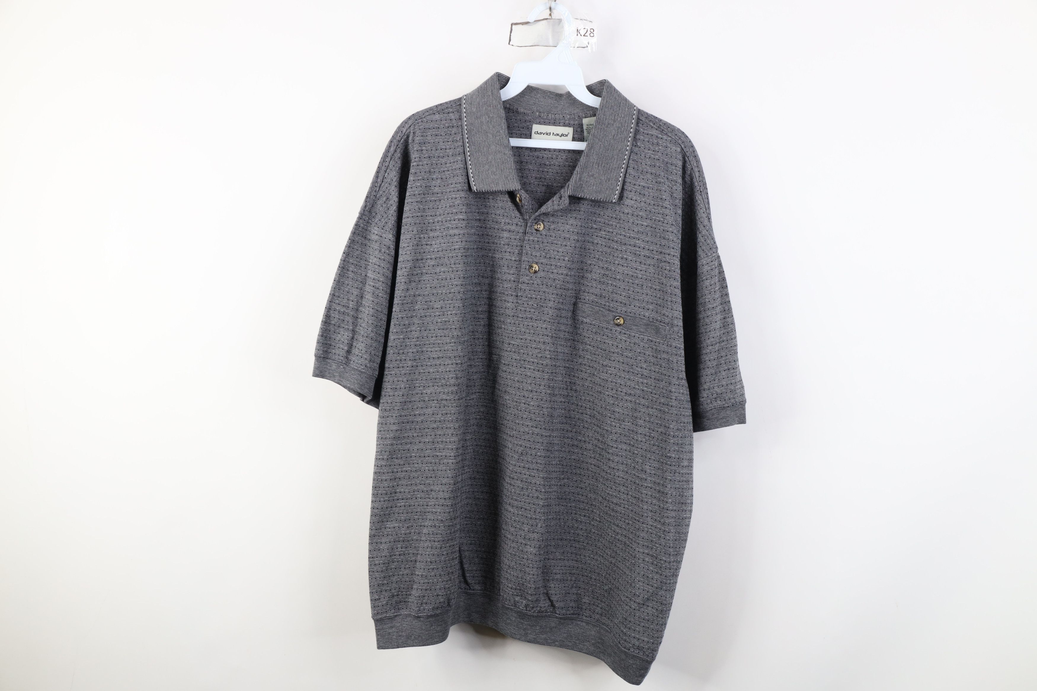 Vintage Vintage 90s Streetwear Pullover Polo Shirt Mafia Mob Size US XL / EU 56 / 4 - 1 Thumbnail