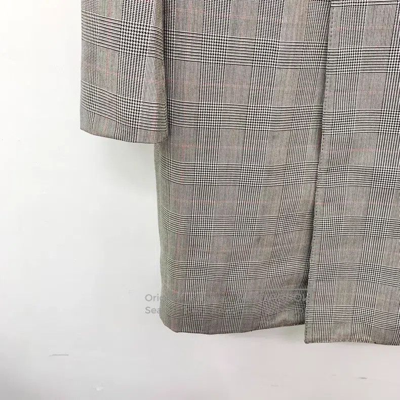 Alexander McQueen Alexander Mcqueen Gray plaid wool lapel single-breasted lo Size US M / EU 48-50 / 2 - 5 Thumbnail