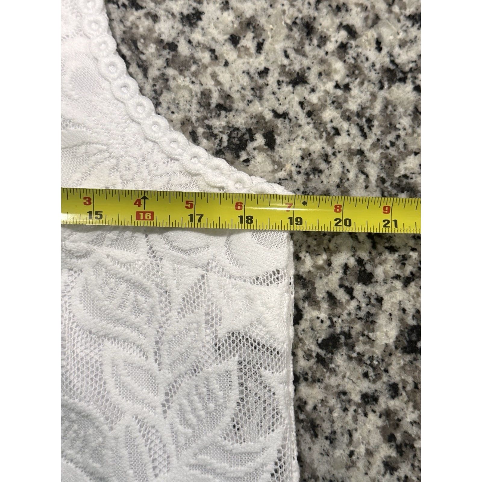 Lilly Pulitzer Lilly Pulitzer MARQUETTE SHIFT DRESS Resort White Wildflower Stripe Lace L Womens Knee Length Fit & Flare Polyester Lace Dress Size L / US 10 / IT 46 - 4 Thumbnail
