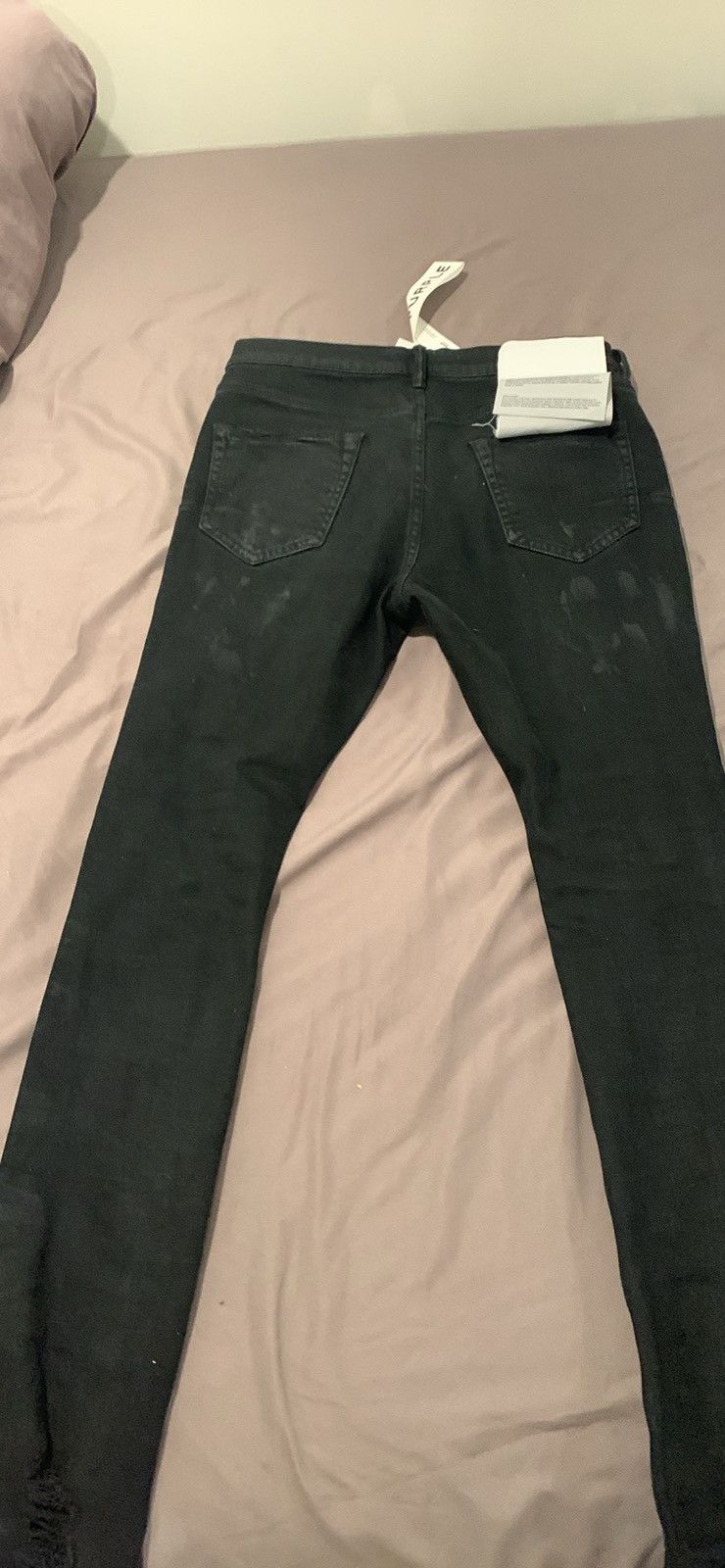 Purple Brand Purple Jeans Black Oil spill Size US 31 - 5 Thumbnail