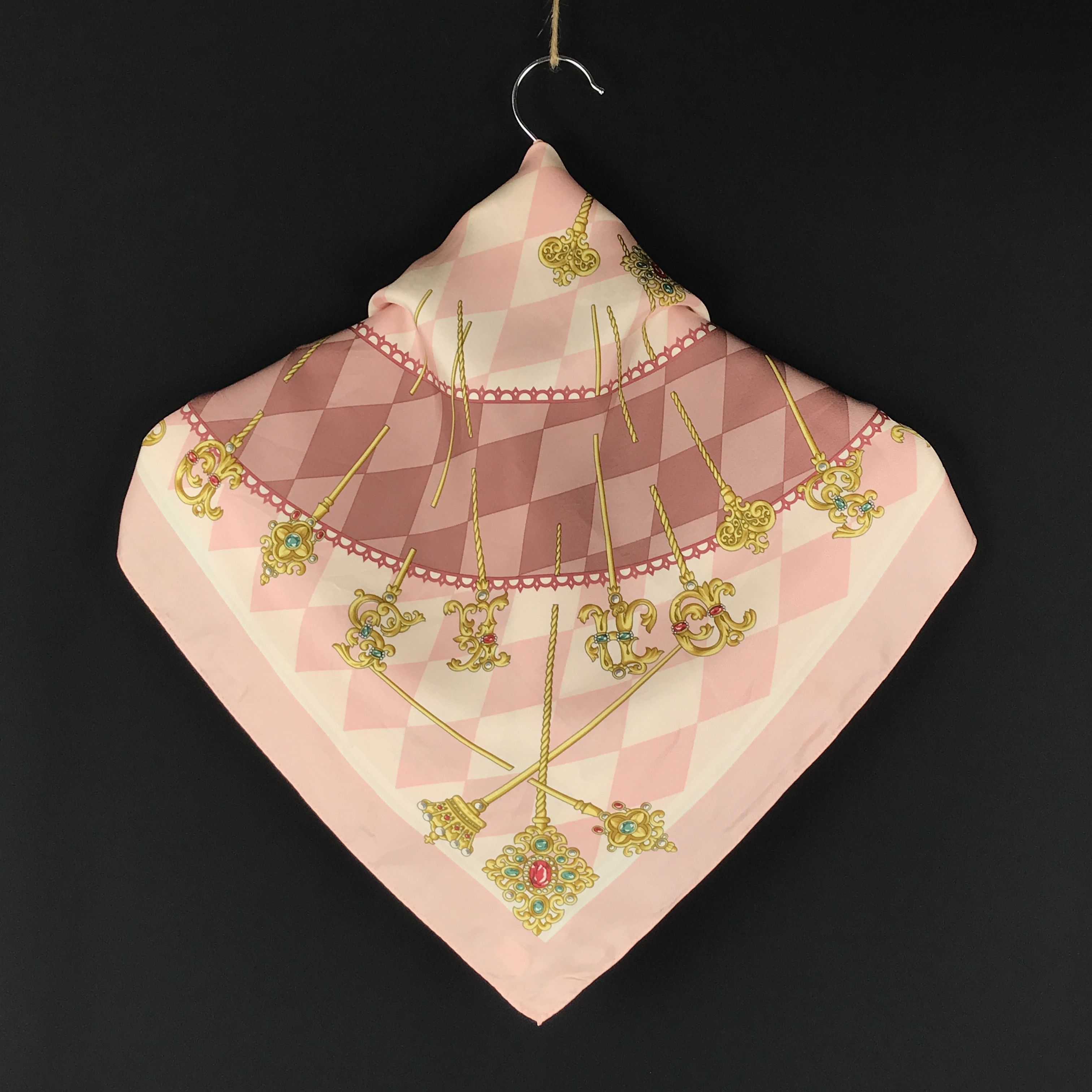 DAKS × Designer × Vintage Vintage Daks Silk Scarf Size ONE SIZE - 4 Thumbnail