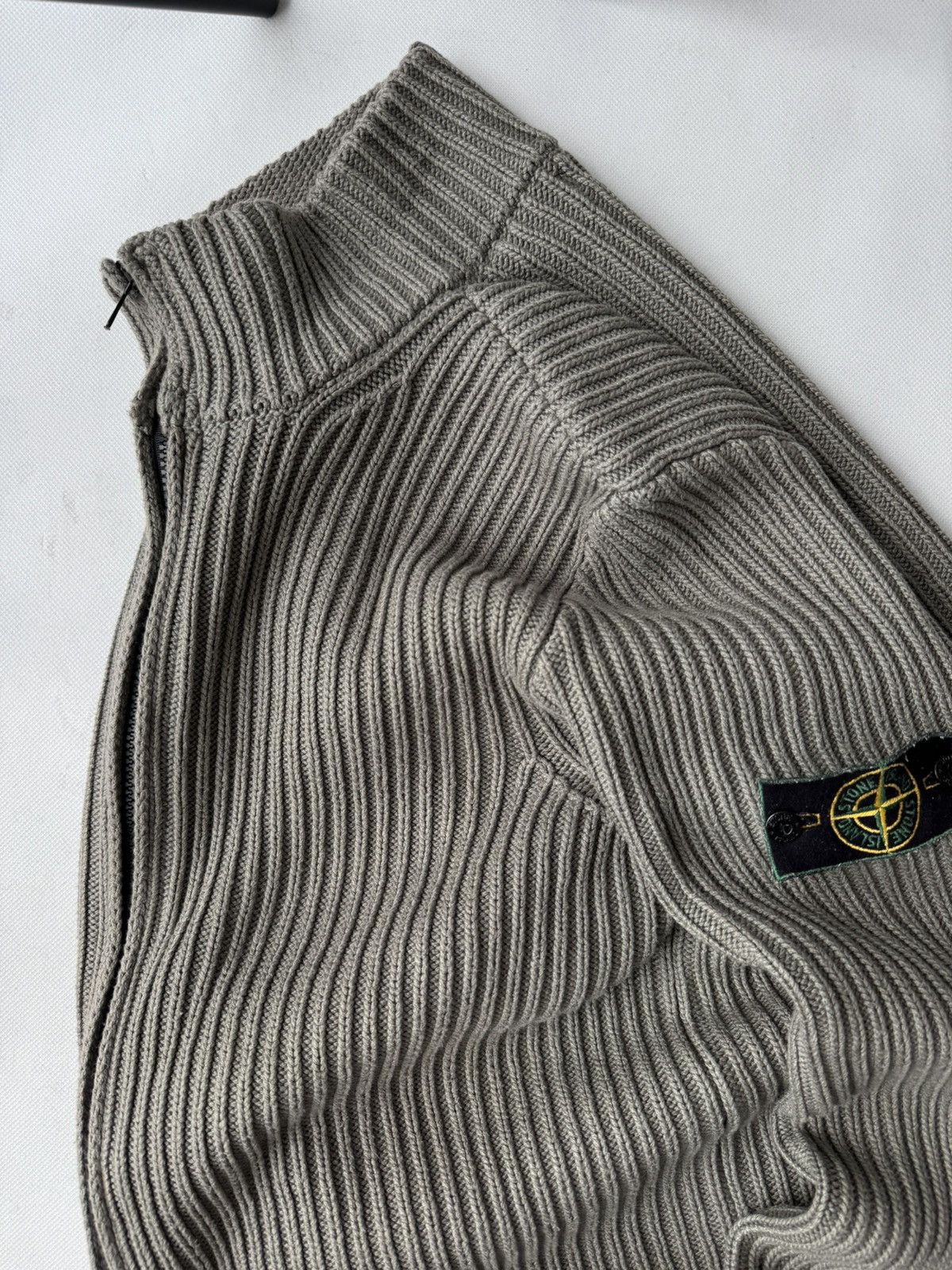 Stone Island Vintage Stone island Knitwear Zip Up Sweater Size US XL / EU 56 / 4 - 5 Thumbnail