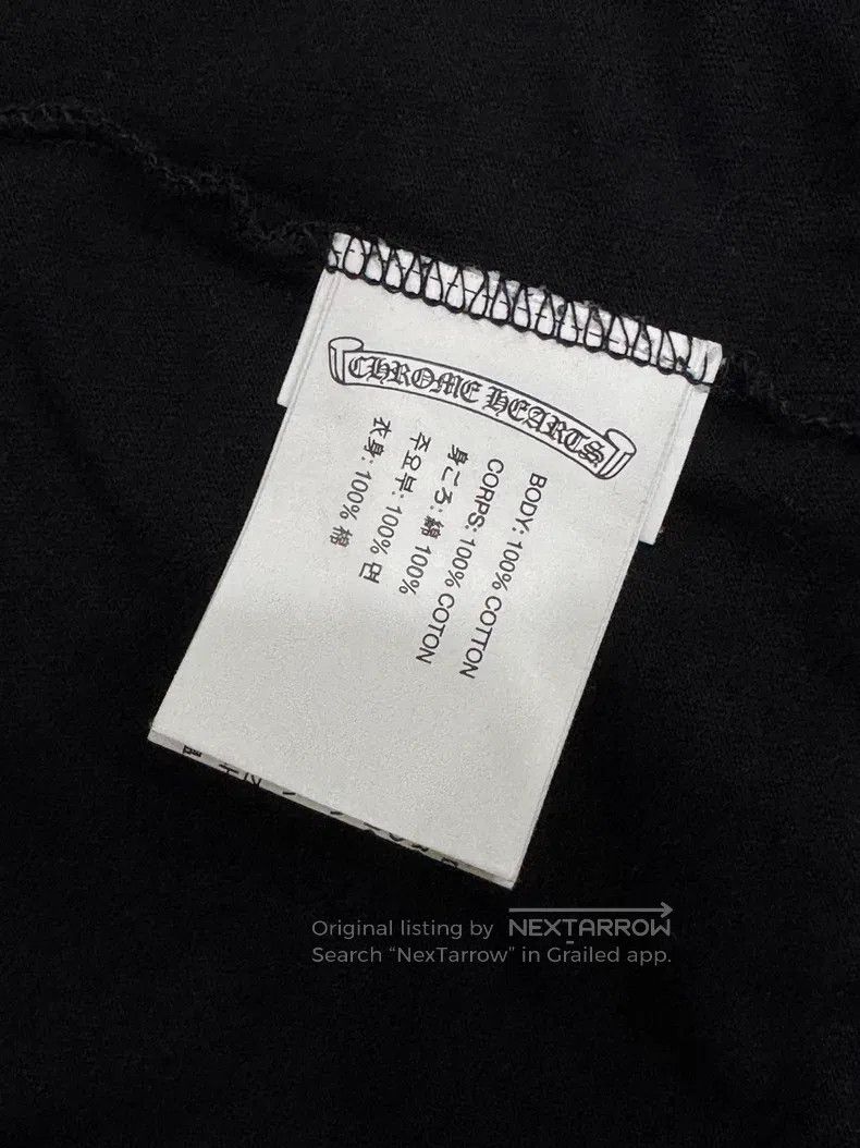 Chrome Hearts CHROME HEARTS Size L Sword, flag, three crosses, scrolls, l Size US L / EU 52-54 / 3 - 8 Thumbnail