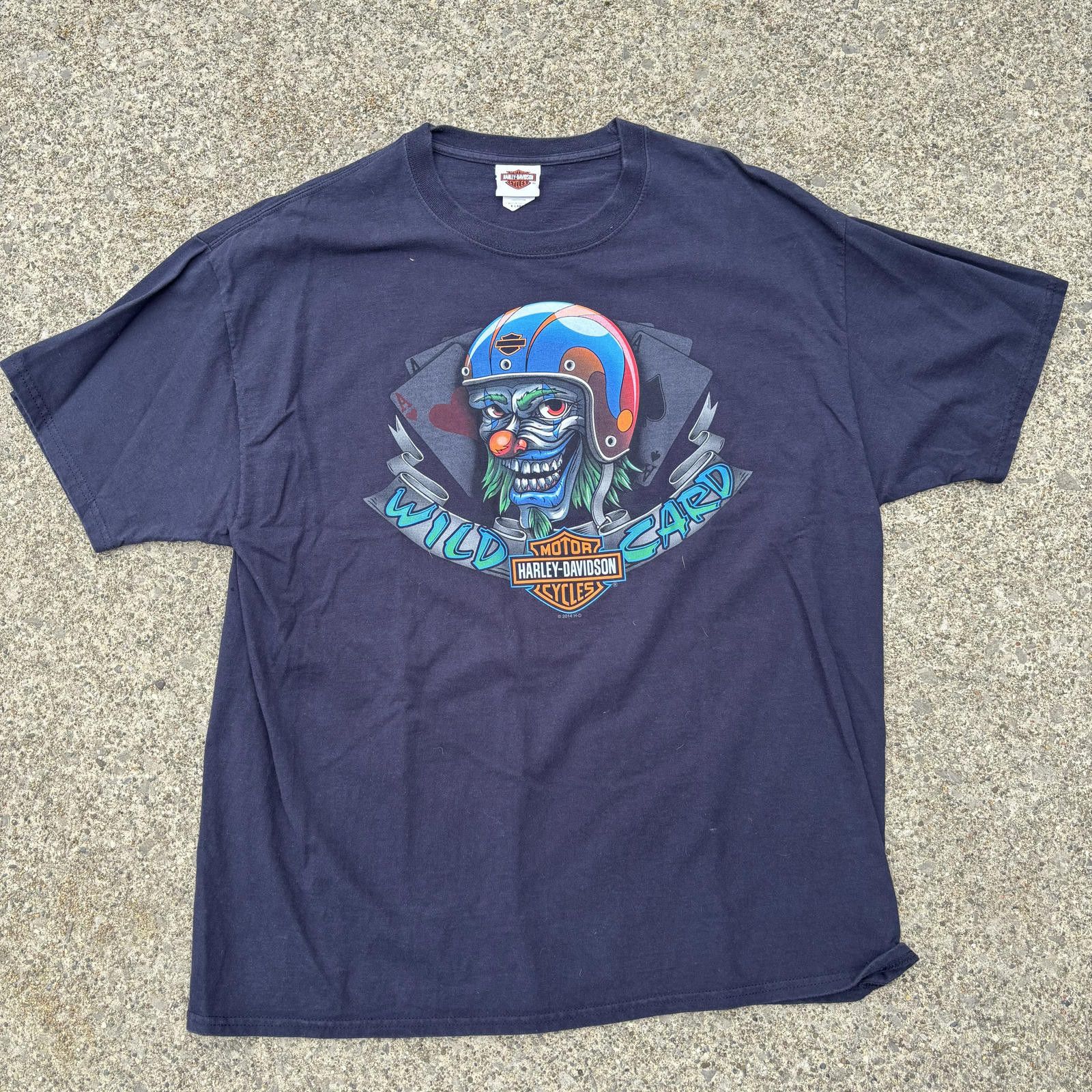 Harley Davidson Vintage Harley-Davidson Wild Card Graphic Tee - size XL Size US XL / EU 56 / 4 - 1 Thumbnail