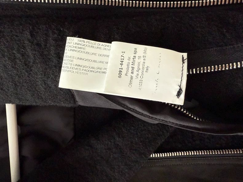 Rick Owens Rick Owens Leather coat cotton-padded jacket-2506 Size US L / EU 52-54 / 3 - 8 Thumbnail