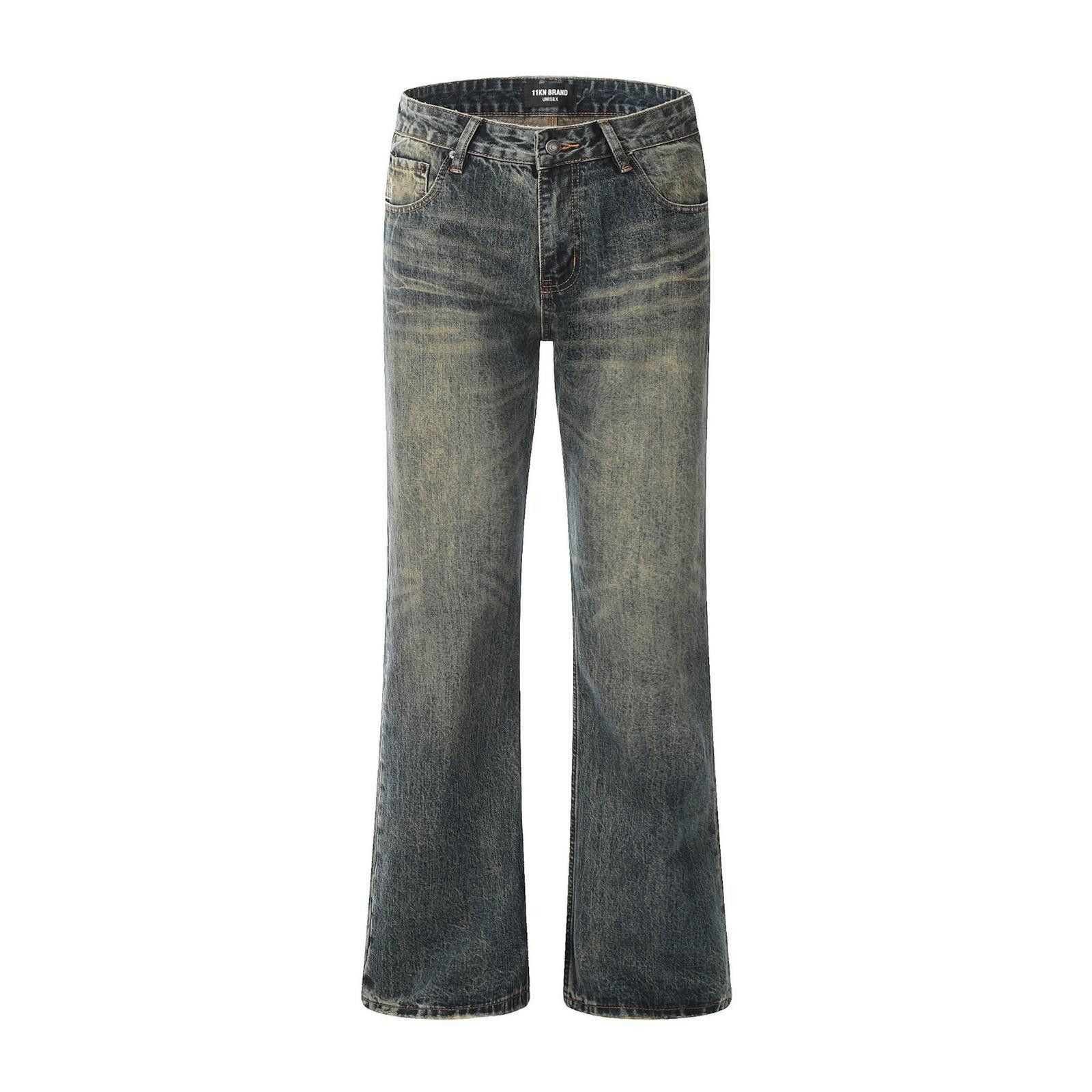 Jean Wide-Leg Denim Jeans - Vintage Look Size US 32 / EU 48 - 3 Thumbnail