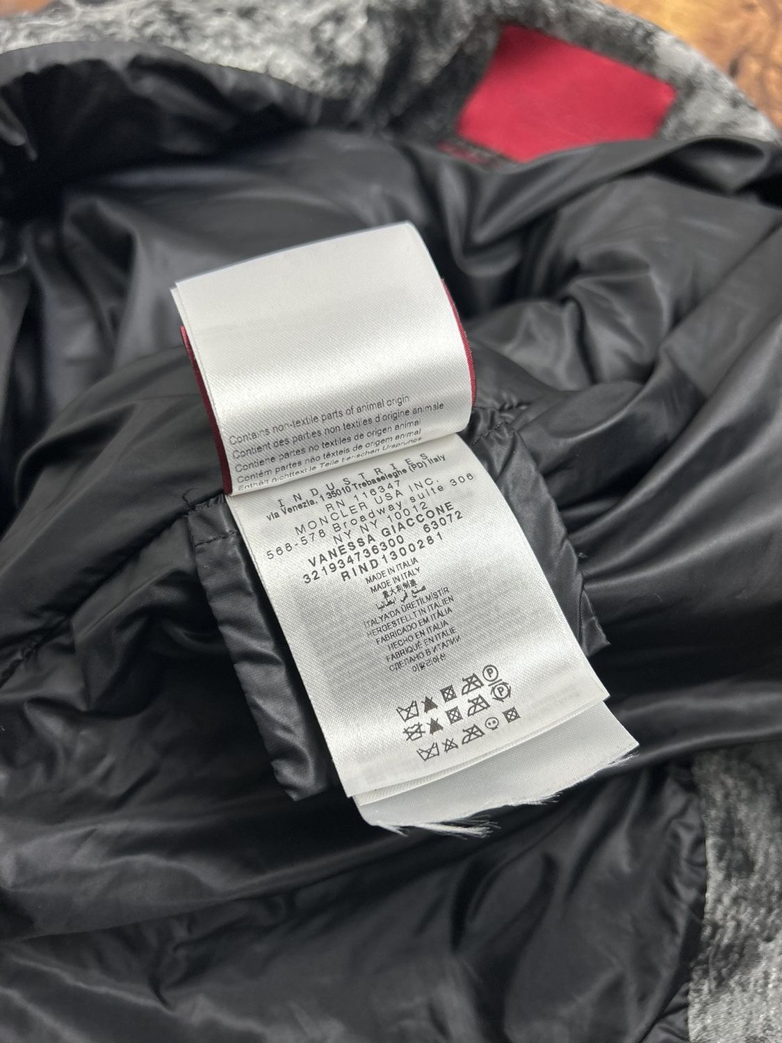 Moncler Moncler Gamme Rouge Vanessa Giaccone Multicolor Wool Coat Size S / US 4 / IT 40 - 22 Thumbnail