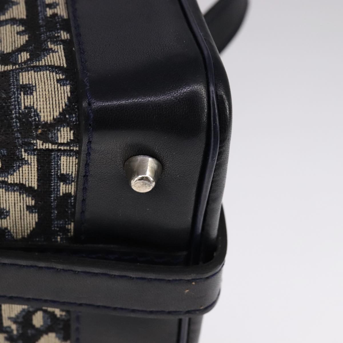 Dior DIOR Trotter Canvas Shoulder Bag Navy Size ONE SIZE - 16 Thumbnail