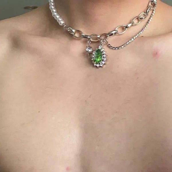 Vintage Retro punk necklace Size ONE SIZE - 5 Thumbnail