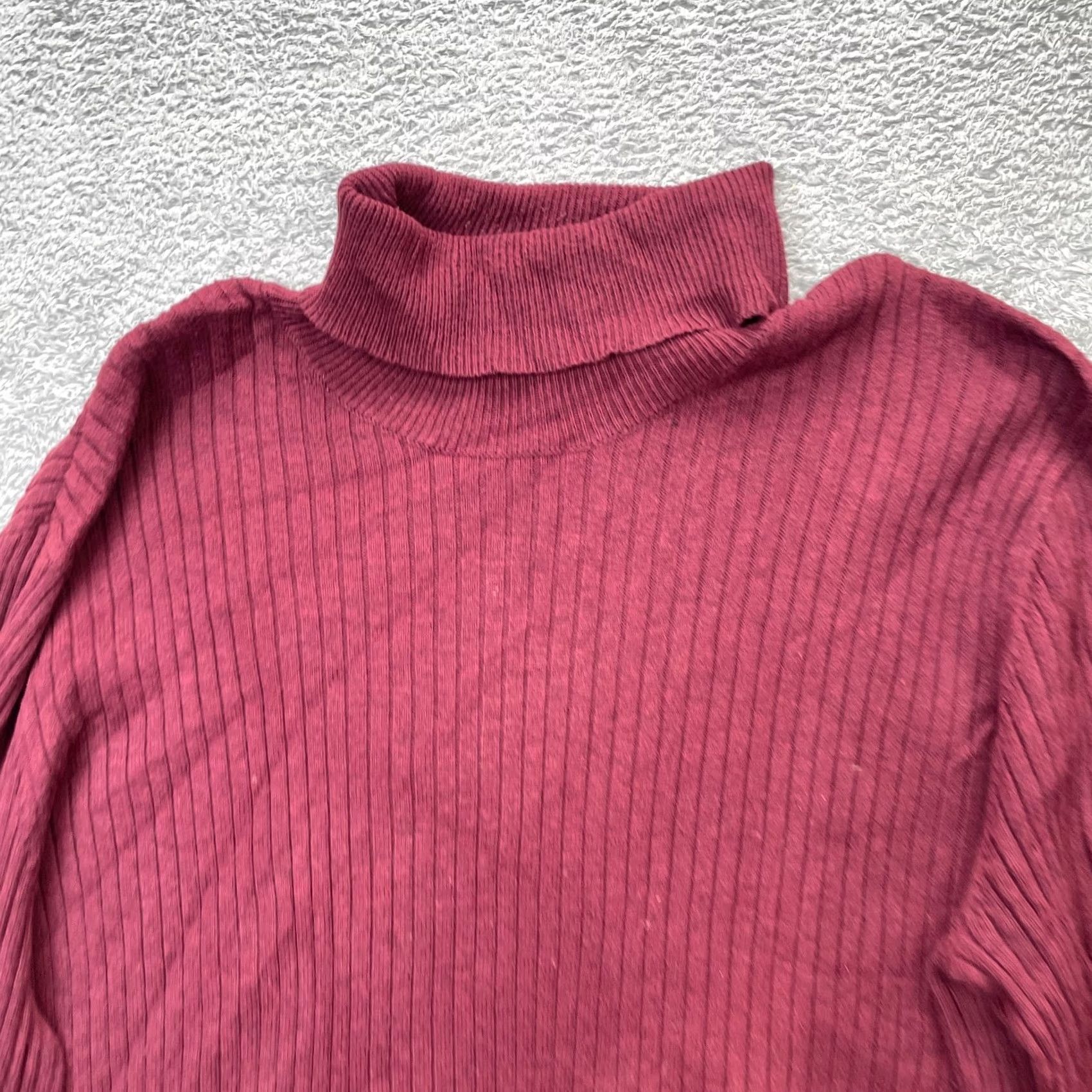 Gap Gap Sweater Mens Large Red Turtleneck Tight-Knit Pullover Ribbed Knit Casual Shirt Jumper (Men) Holiday, Winter Color: Red Size US L / EU 52-54 / 3 - 5 Thumbnail