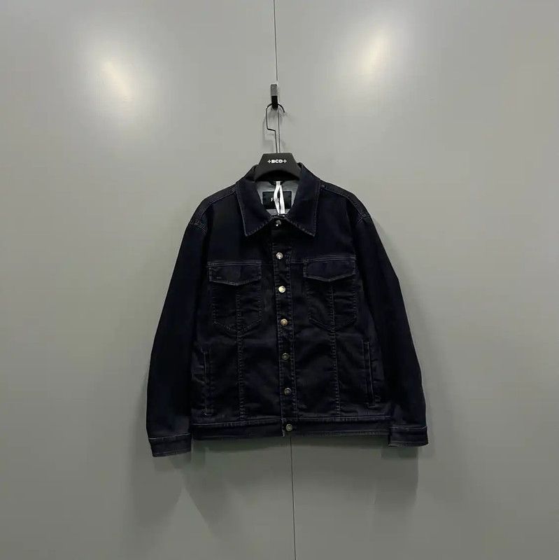 Fendi Fendi Men's Black Cotton Long Sleeve Jacket 0089 Size US M / EU 48-50 / 2 - 1 Thumbnail