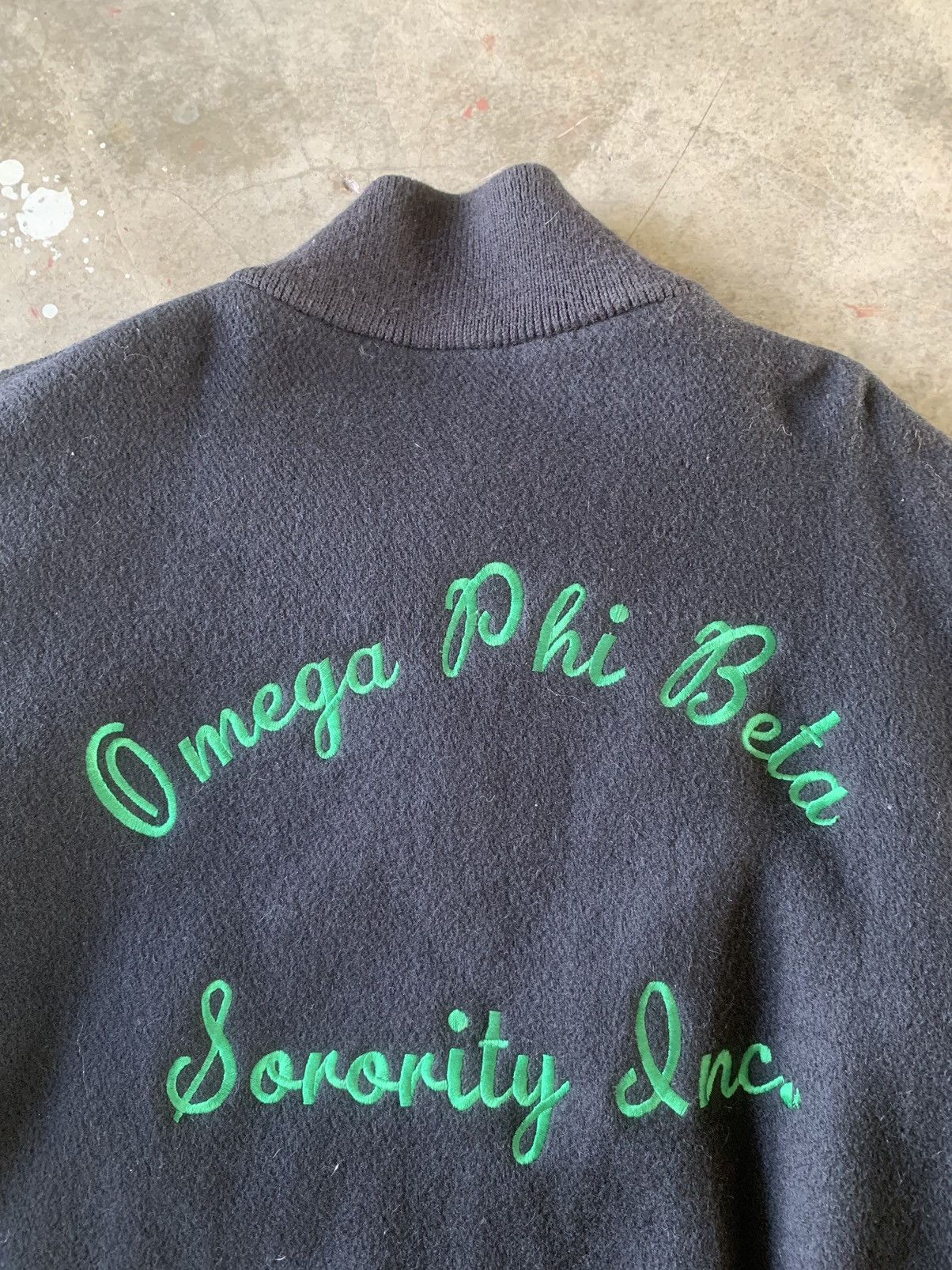 Vintage Vintage 1970’s Omega Phi Beta Sorority inc Varsity Jacket Size US L / EU 52-54 / 3 - 9 Thumbnail
