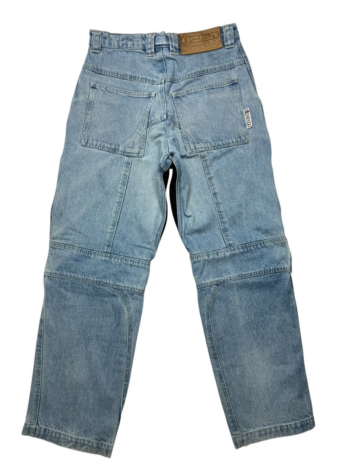 Vintage Y2K ICON Denim Moto Recon Pants Size US 30 / EU 46 - 7 Thumbnail