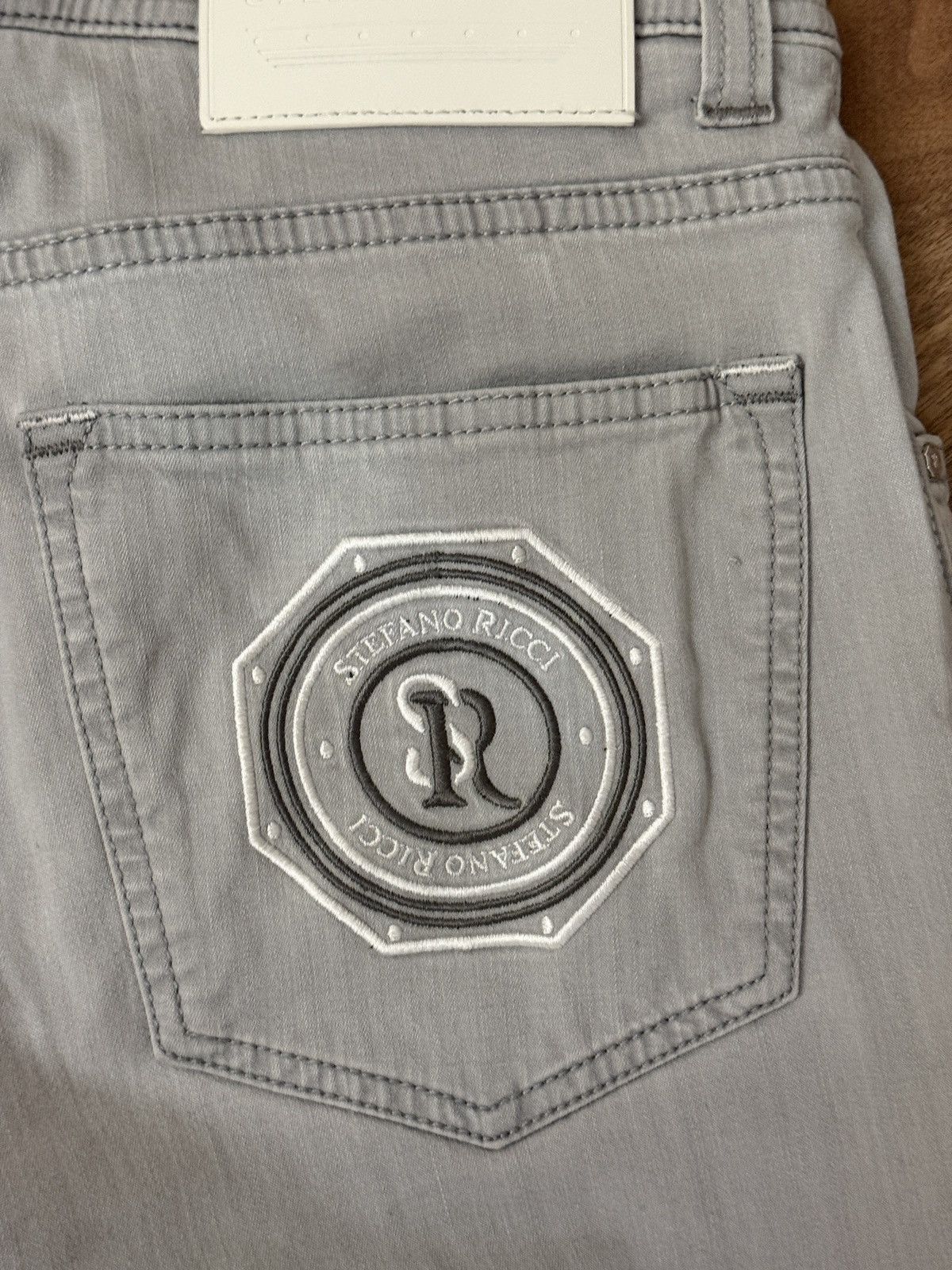 Stefano Ricci Stefano Ricci gray denim jeans Size US 34 / EU 50 - 1 Thumbnail