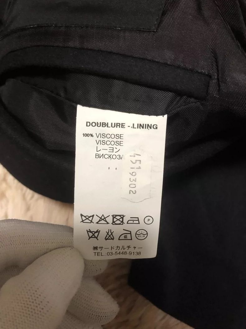 Givenchy Givenchy Givenchy Black Suit Jacket With Flaws -2507 Size US M / EU 48-50 / 2 - 7 Thumbnail