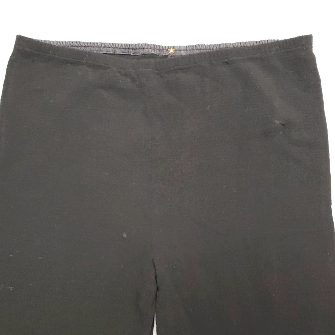 Vintage VINTAGE Peter Cohen Pants Women P Black Wool Stretch Minimalist Lounge Gold Star Pants Women P Black Wool Stretch Minimalist Lounge Gold Star Size 28" / US 6 / IT 42 - 3 Thumbnail