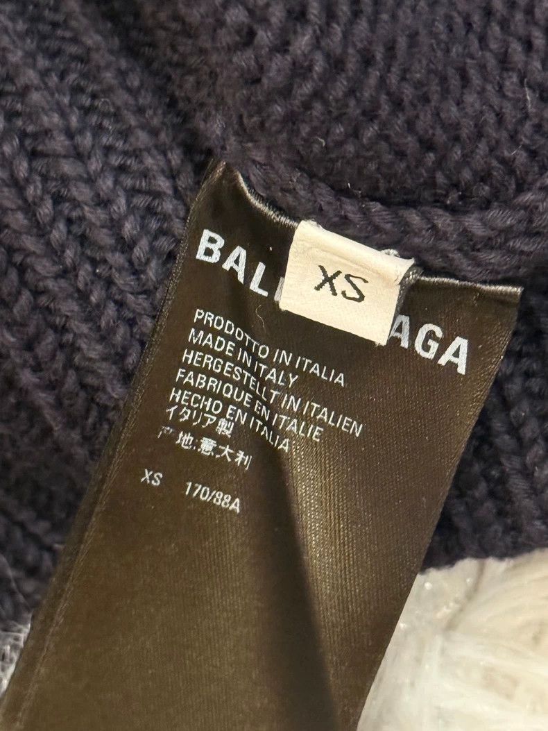 Balenciaga Balenciaga 1917 Wheatear Scissors Shield Sweater Wool Blac Size US XS / EU 42 / 0 - 4 Thumbnail