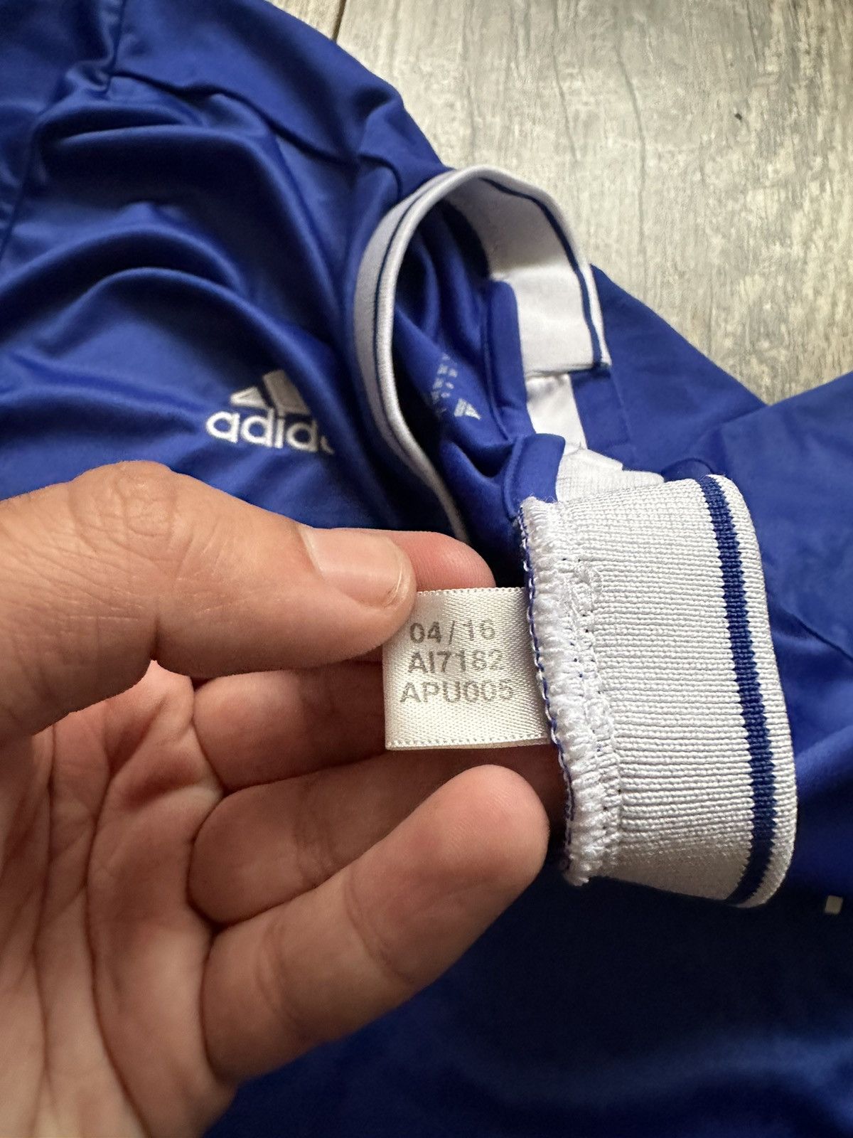 Nike 2016/17 Adidas Chelsea FC Home Soccer Jersey Size US XXL / EU 58 / 5 - 8 Thumbnail
