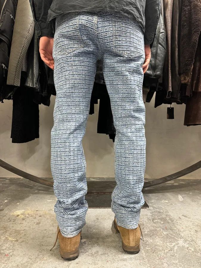 Givenchy SS2023 Givenchy Blue Logo Denim Jeans Size US 33 - 5 Thumbnail
