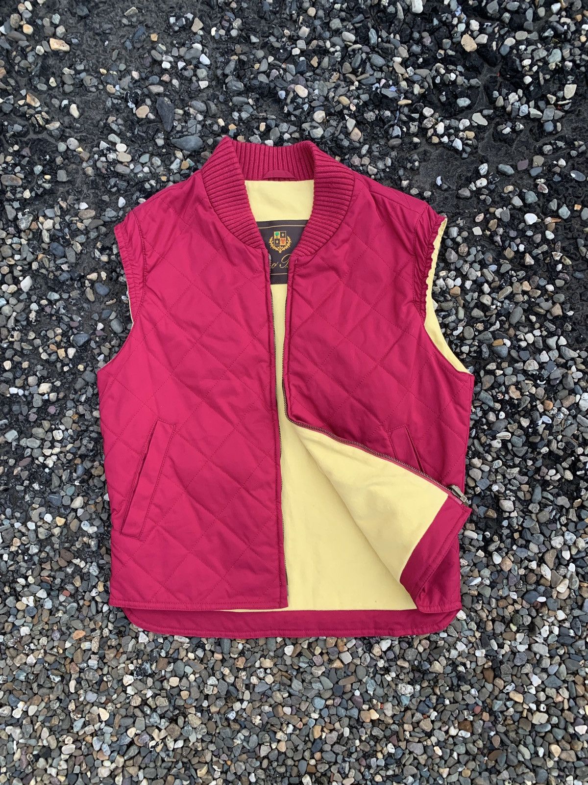 Loro Piana Vintage Loro Piana Quilted Cotton/Cashmere Full-Zip Vest Size US XS / EU 42 / 0 - 8 Thumbnail