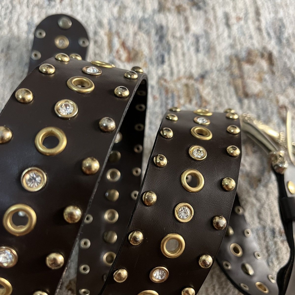 Vintage Y2K Studded Diamond Belt Size ONE SIZE - 4 Thumbnail