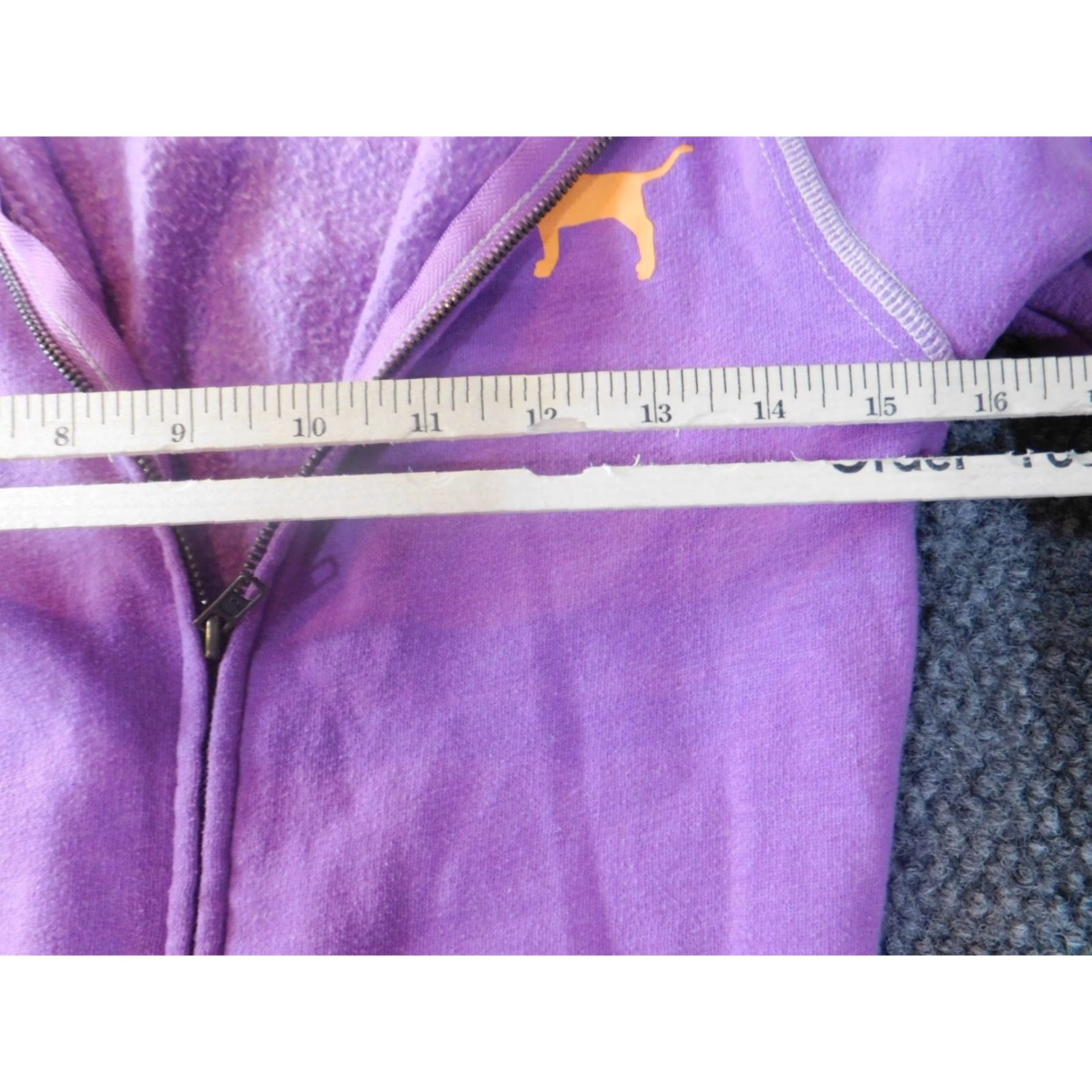 Pinko PINK Hoodie Women XS Purple Full Zip Size XS / US 0-2 / IT 36-38 - 5 Thumbnail