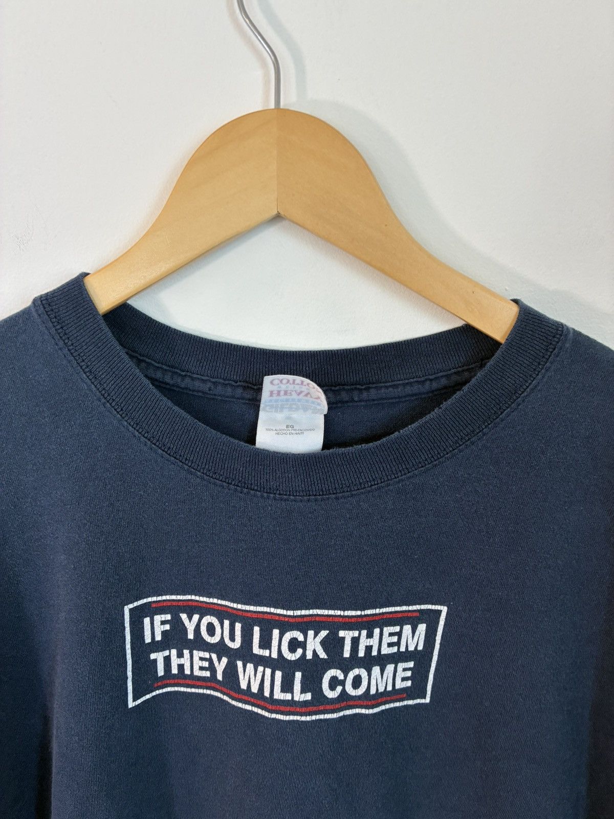 Vintage IF YOU LICK Vintage Faded Sex Joke Tee Size US XL / EU 56 / 4 - 3 Thumbnail