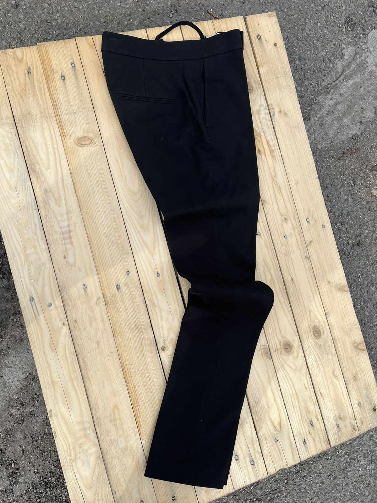 Helmut Lang HELMUT LANG SKINNY TUXEDO PANTS Size US 29 - 2 Thumbnail