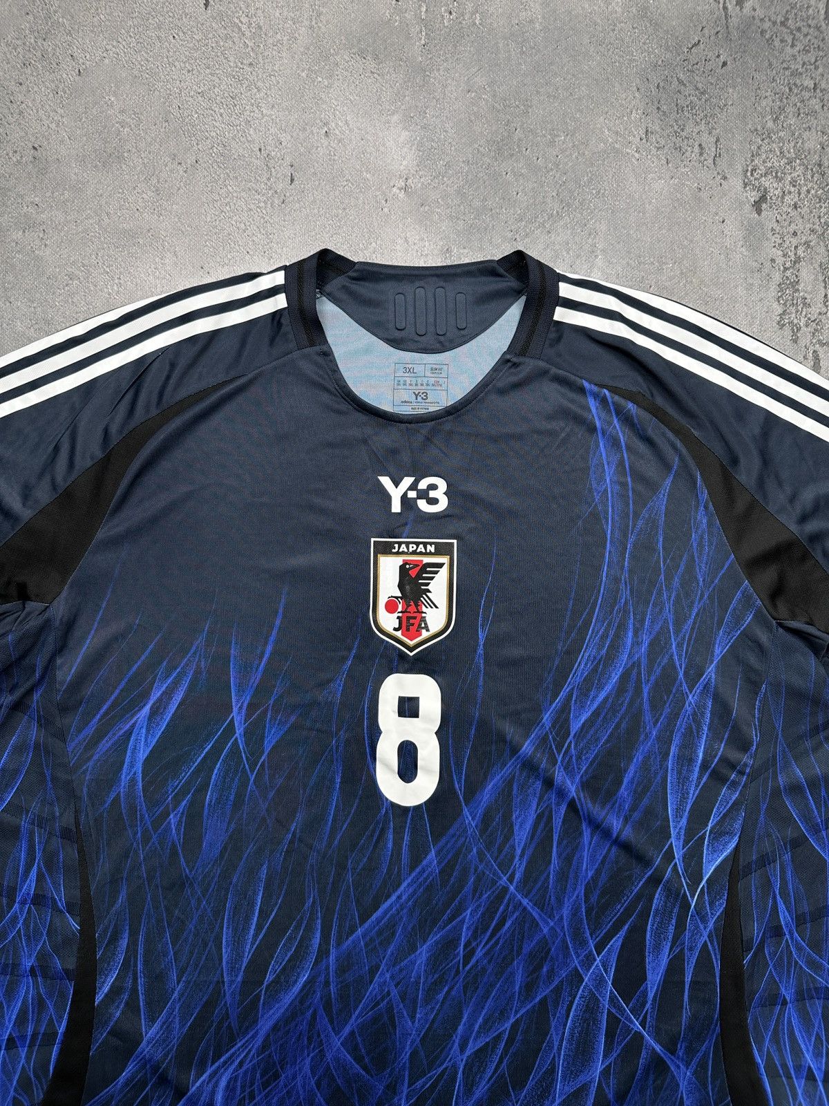 Adidas Japan Adidas Y-3 2024 Football Home Jersey #8 Minamino Size US XXL / EU 58 / 5 - 11 Thumbnail