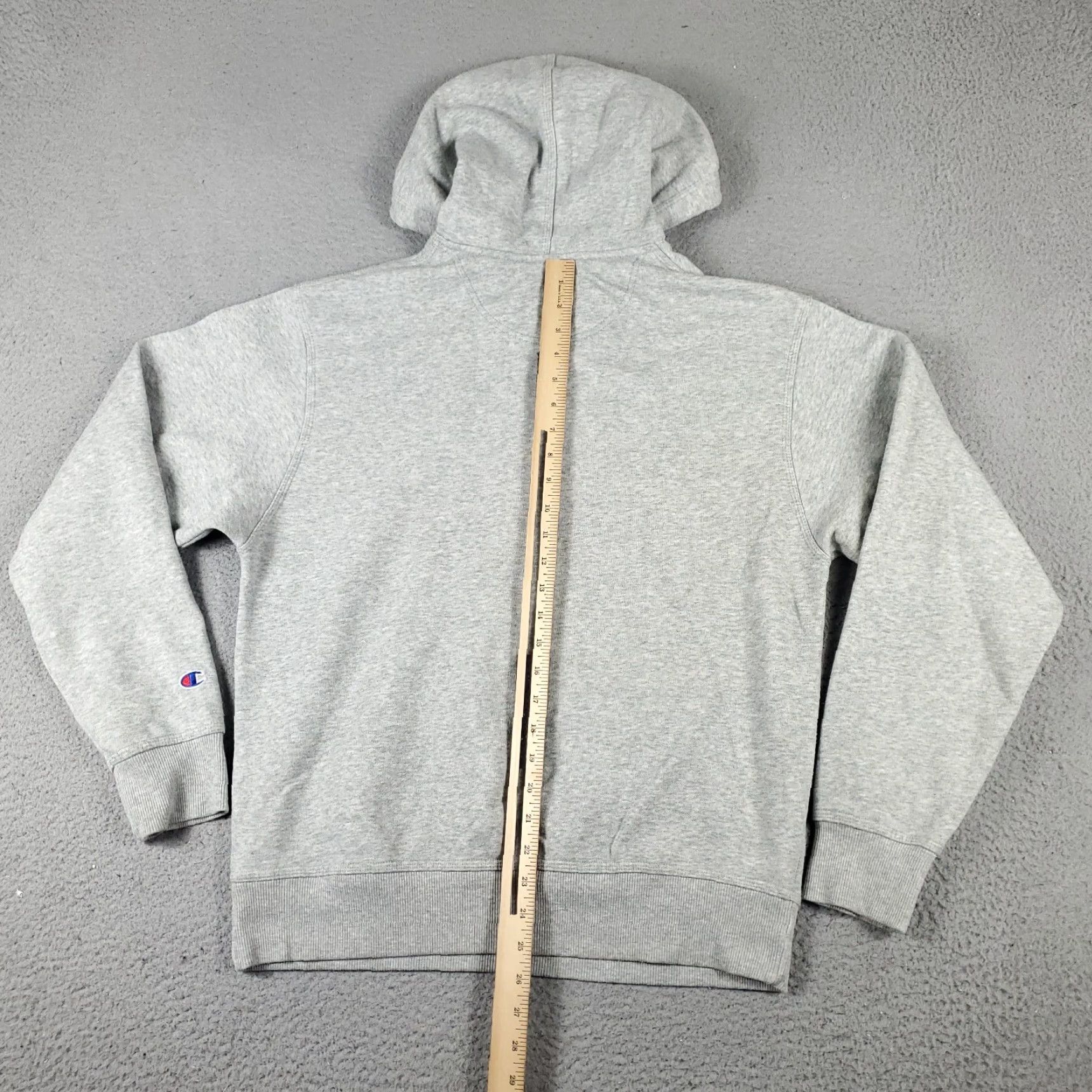 Champion VINTAGE Champion Hoodie Pullover Mens Medium Gray Cotton Fleece Casual Sports American 90s Size US M / EU 48-50 / 2 - 5 Thumbnail