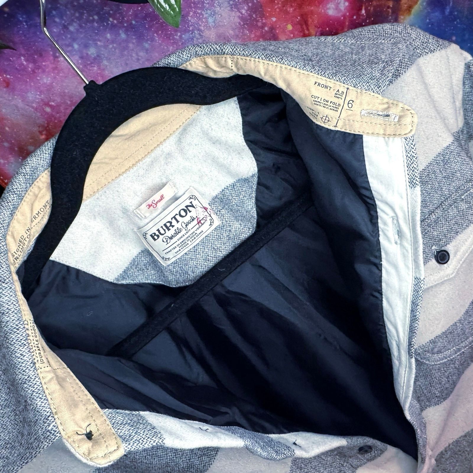 Burton Burton Durable Goods Wool Button-up flannel Jacket • Small Size US S / EU 44-46 / 1 - 4 Thumbnail