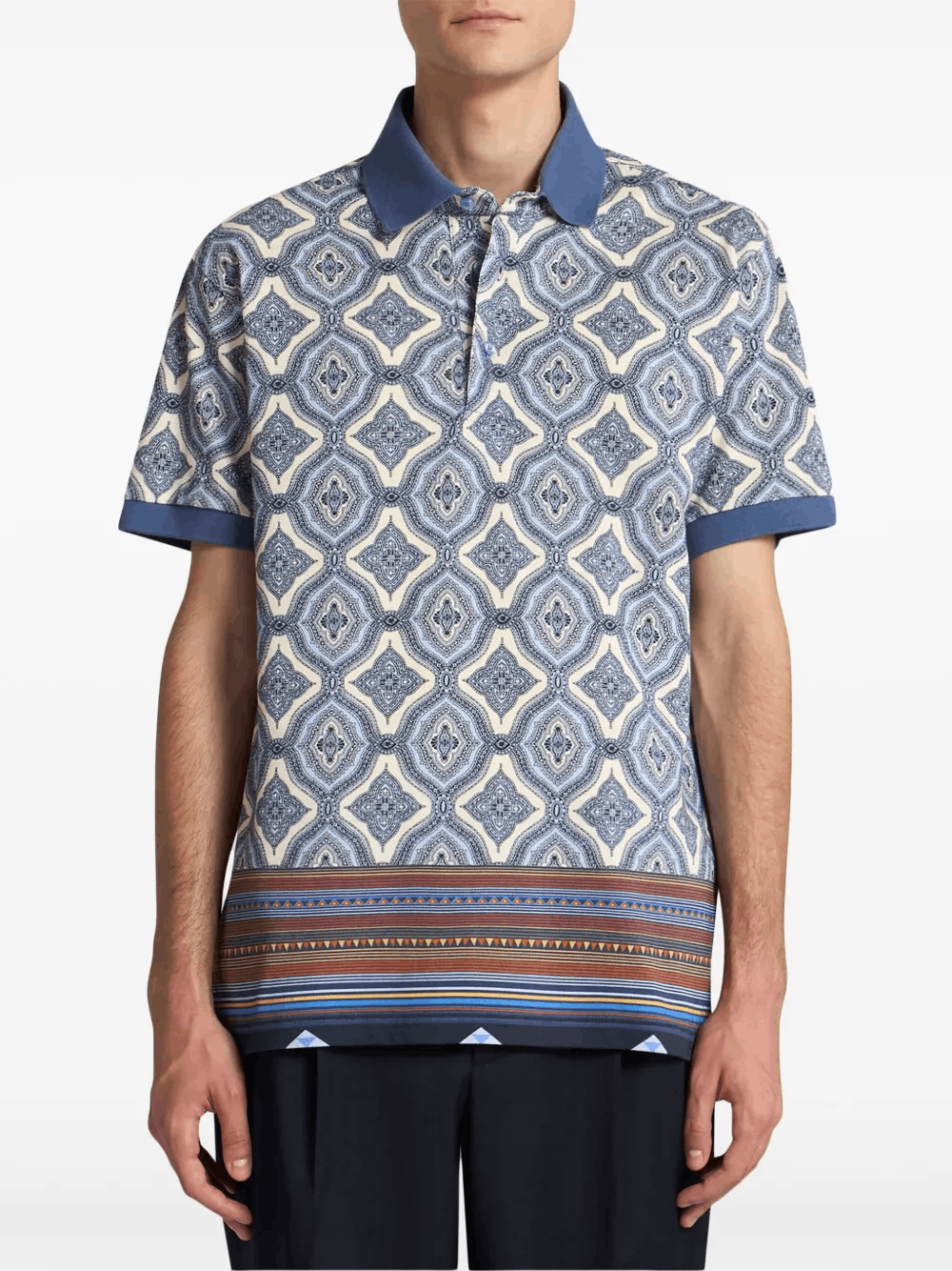 Other Geometric-Print Polo Shirt – Men’s Short Sleeve Polo Size US M / EU 48-50 / 2 - 4 Thumbnail