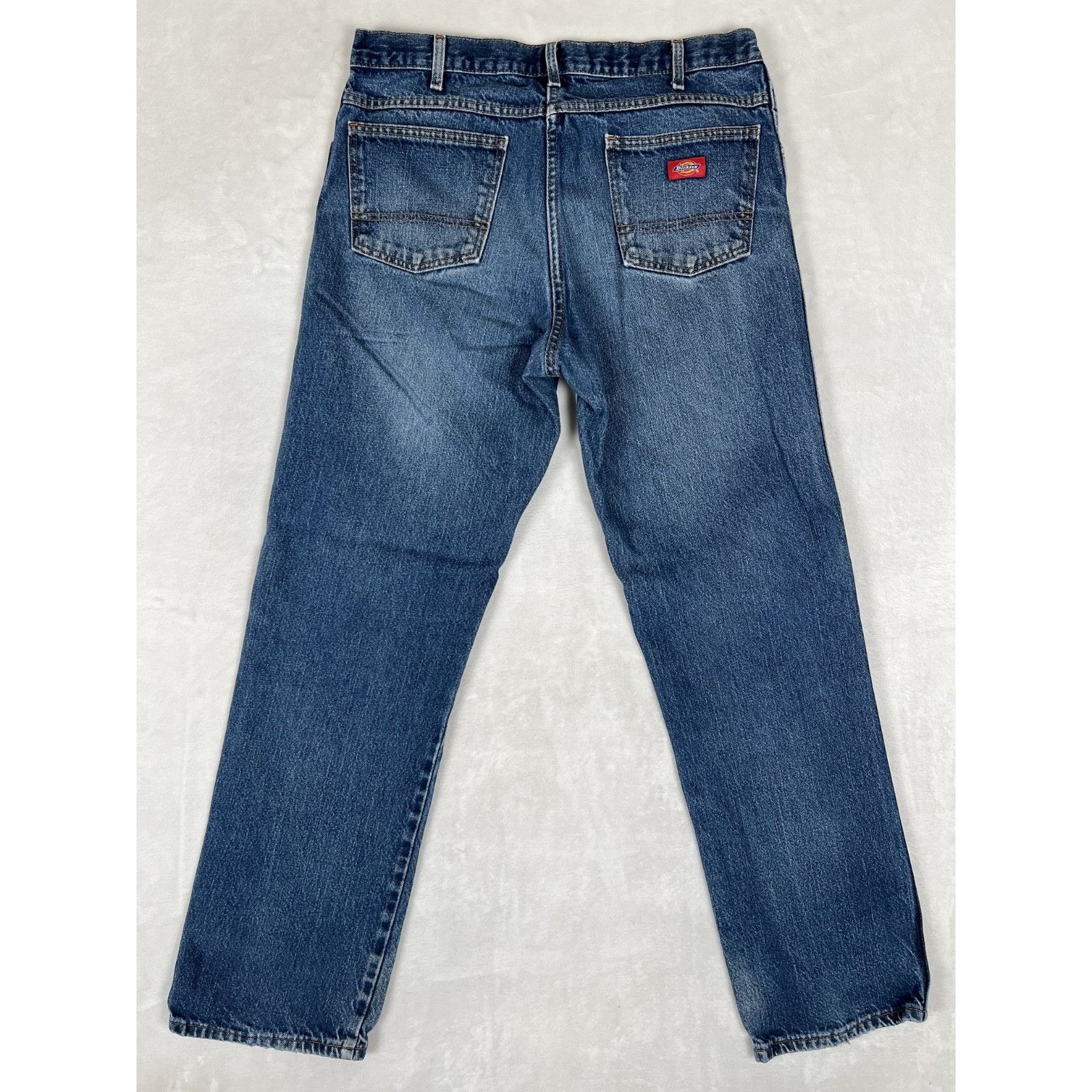 Dickies Vintage Dickies Blue Denim Jeans Size 34x34 Workwear Read Size US 34 / EU 50 - 5 Thumbnail