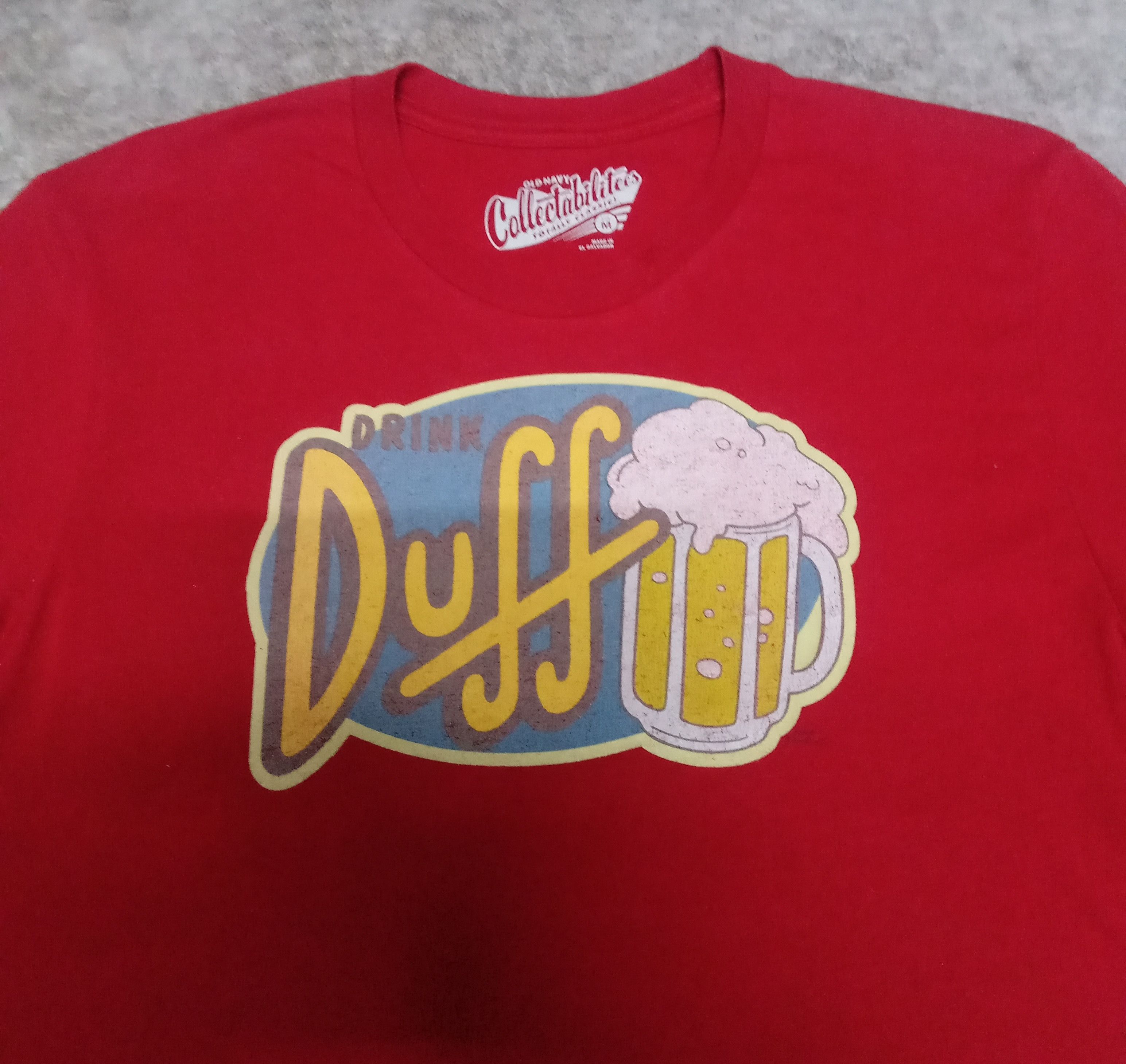 Cartoon Network × The Simpsons × Vintage Set of 2 Vintage Y2K The Simpsons Duff Tshirt Futurama Size US M / EU 48-50 / 2 - 3 Thumbnail