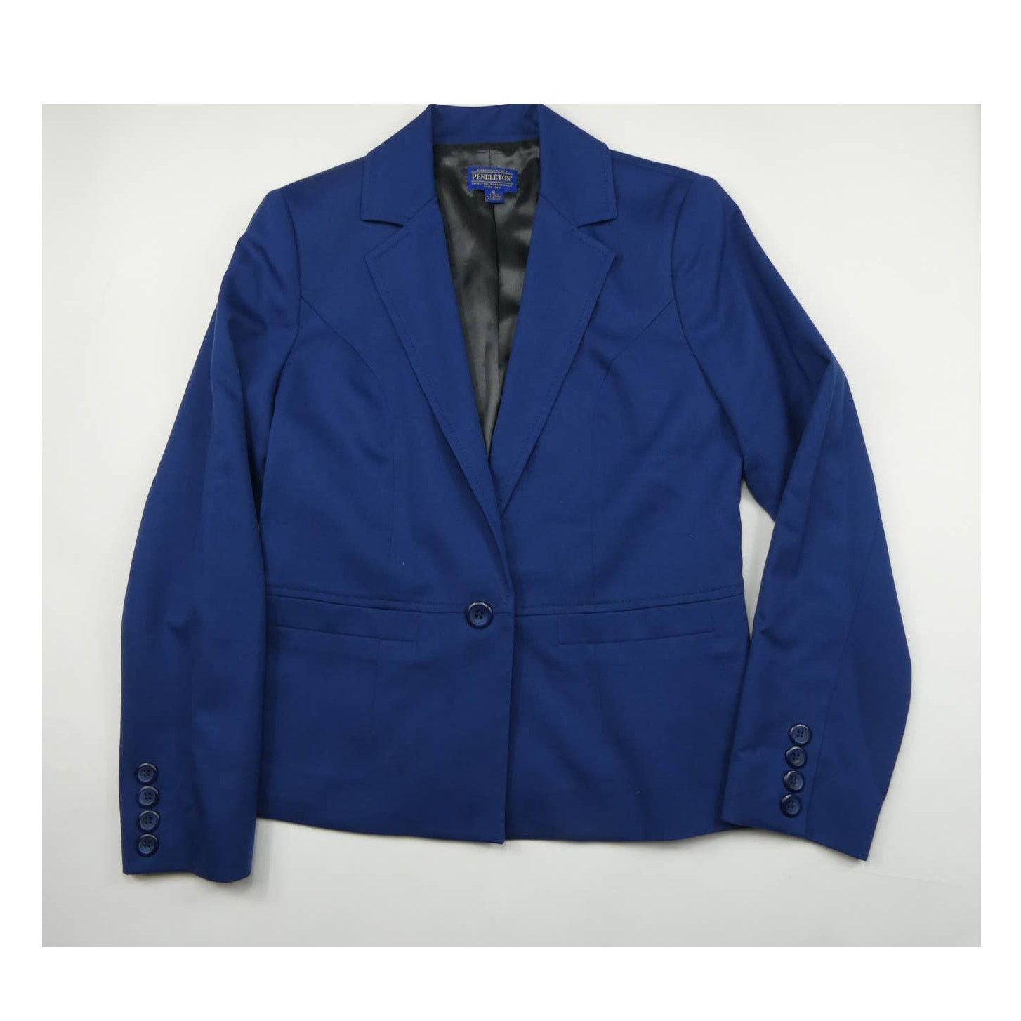 Pendleton PENDLETON blazer, navy, size 6, stretch wool, new Size M / US 6-8 / IT 42-44 - 1 Thumbnail
