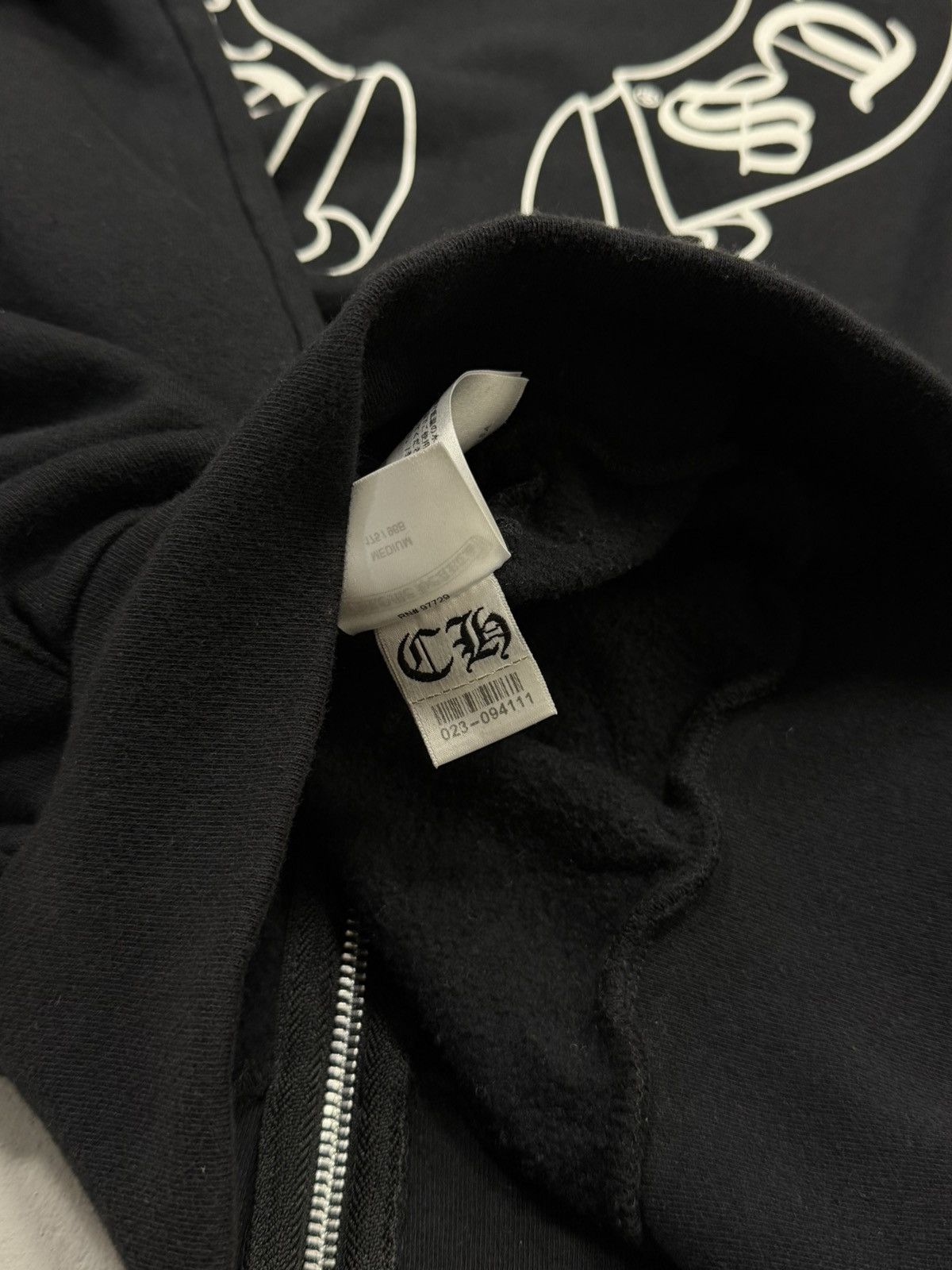 Chrome Hearts Chrome Hearts Fuck You Floral Horseshoe Zip Hoodie Black M Size US M / EU 48-50 / 2 - 7 Thumbnail