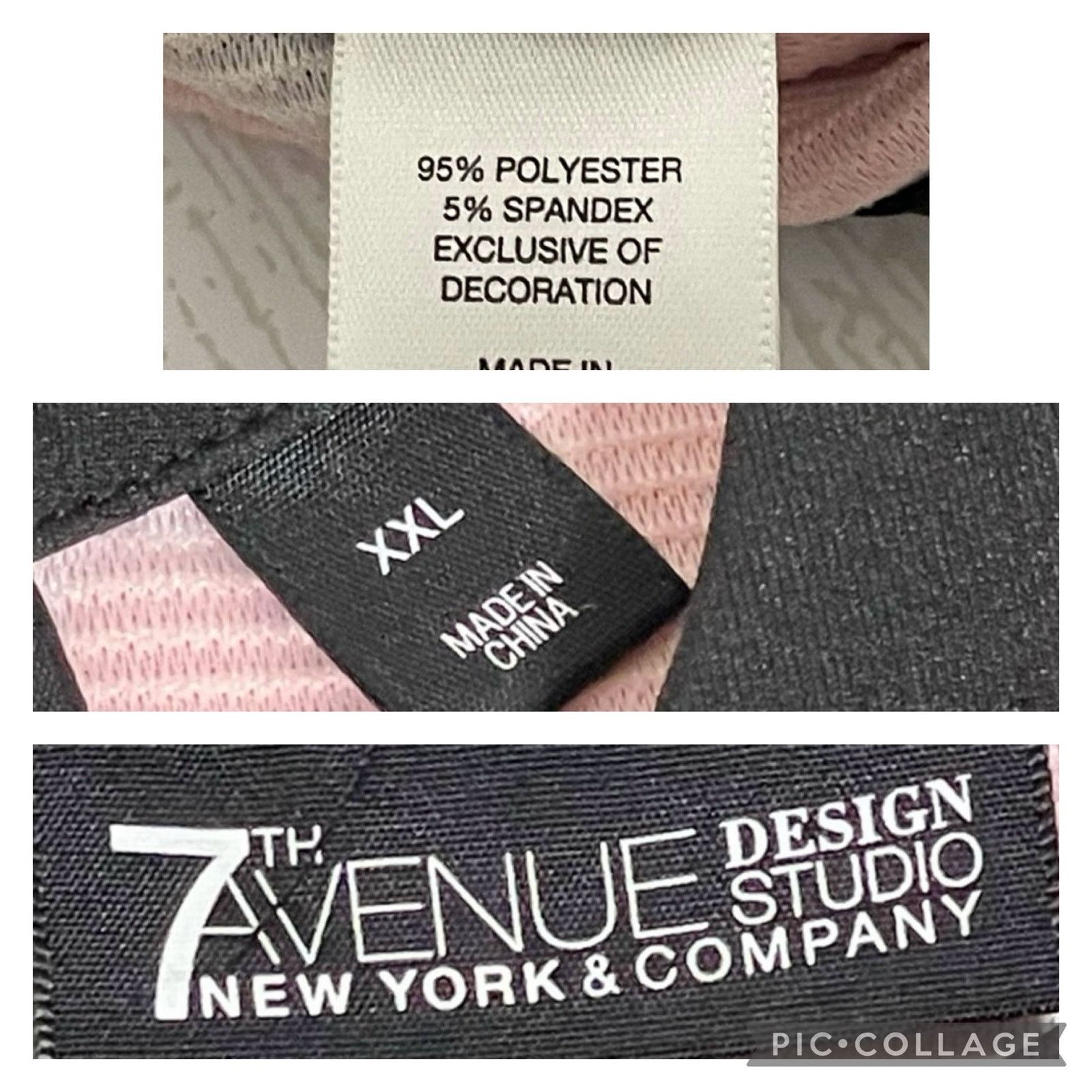 Other NY & Co 7th Ave Striped Faux Wrap Crop Top XXL KeyholeL Size XXL / US 16-18 / IT 52-54 - 8 Thumbnail