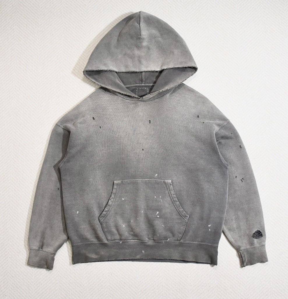 visvim クラッシュ加工パーカー 22aw アンプラス VISVIM ビズビム