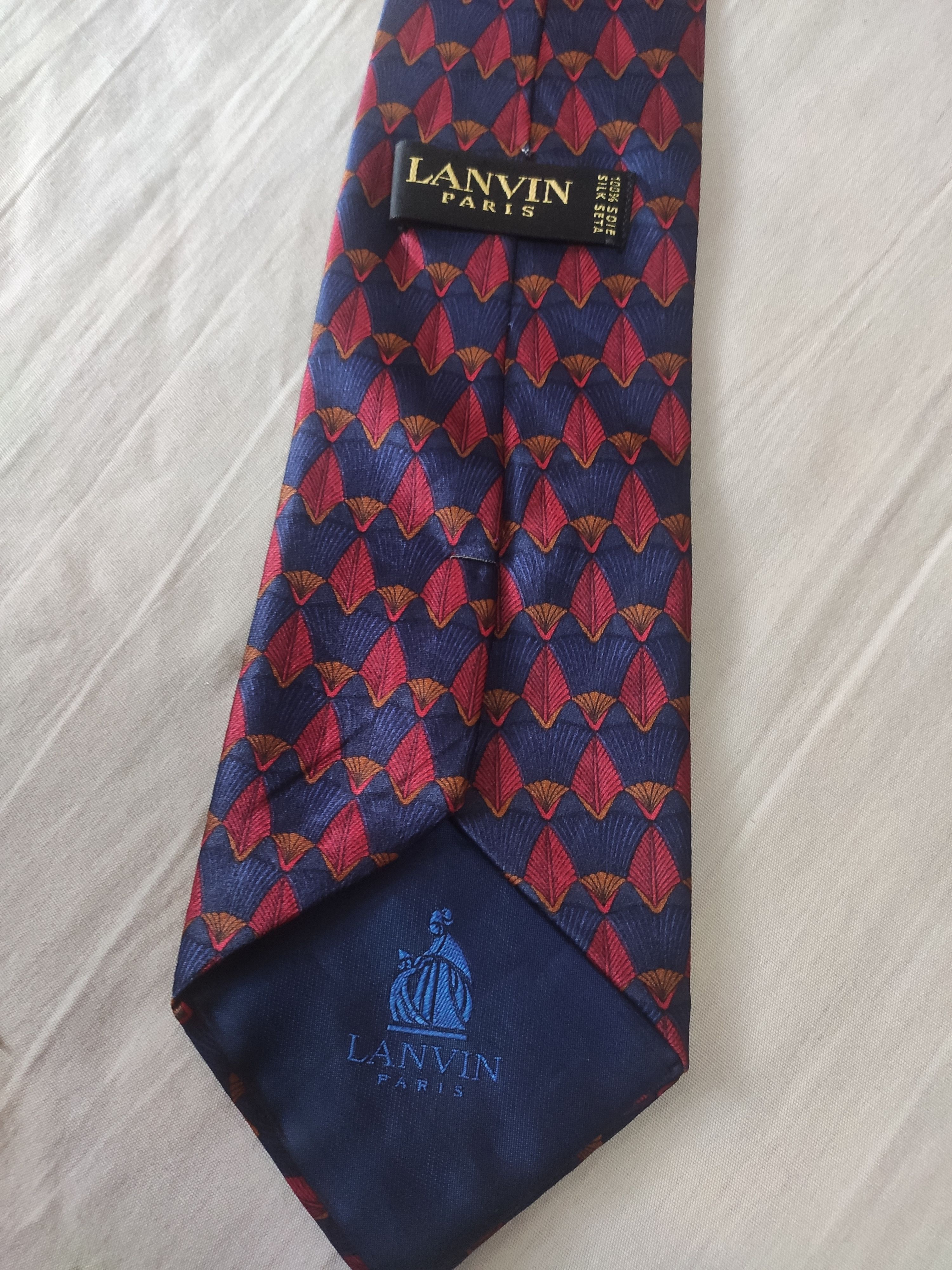 Designer × Lanvin LANVIN Paris Full Printed Necktie / Tie Size ONE SIZE - 4 Thumbnail