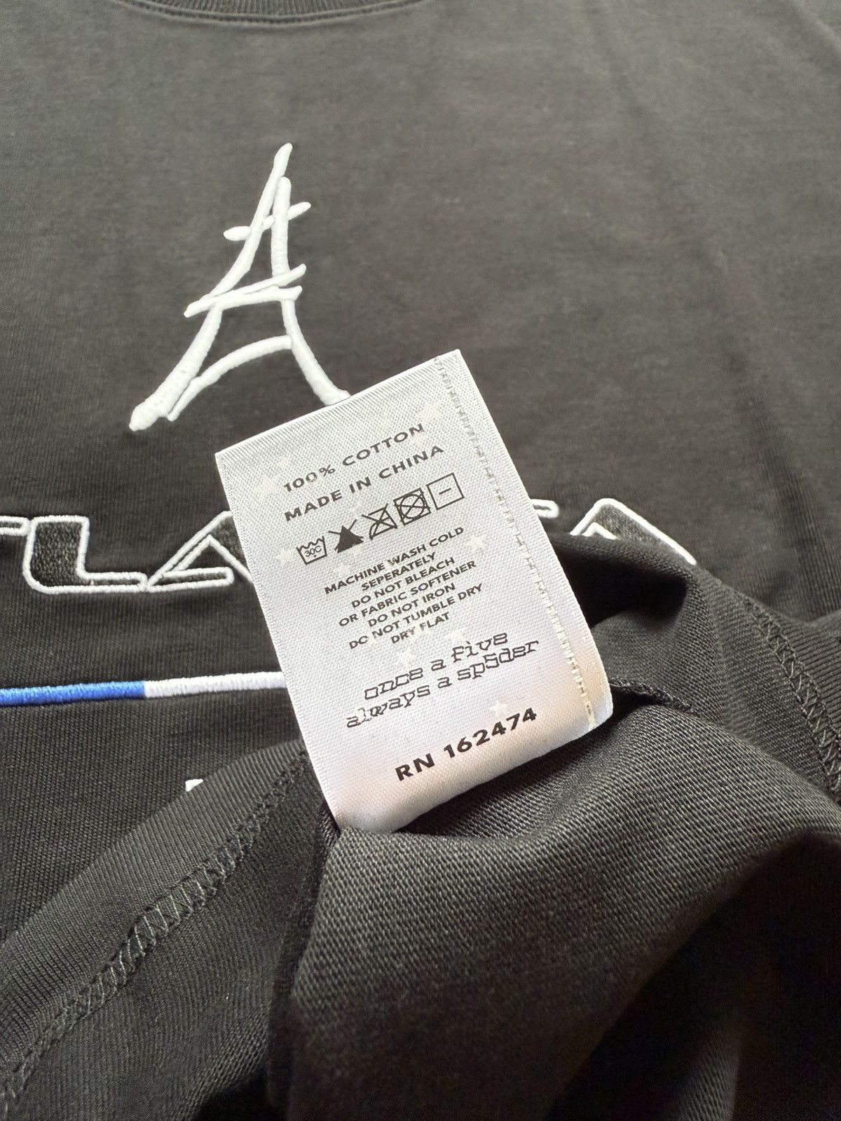 Sp5der Sp5der Atlanta Paris Tee Black Large Size US L / EU 52-54 / 3 - 9 Thumbnail