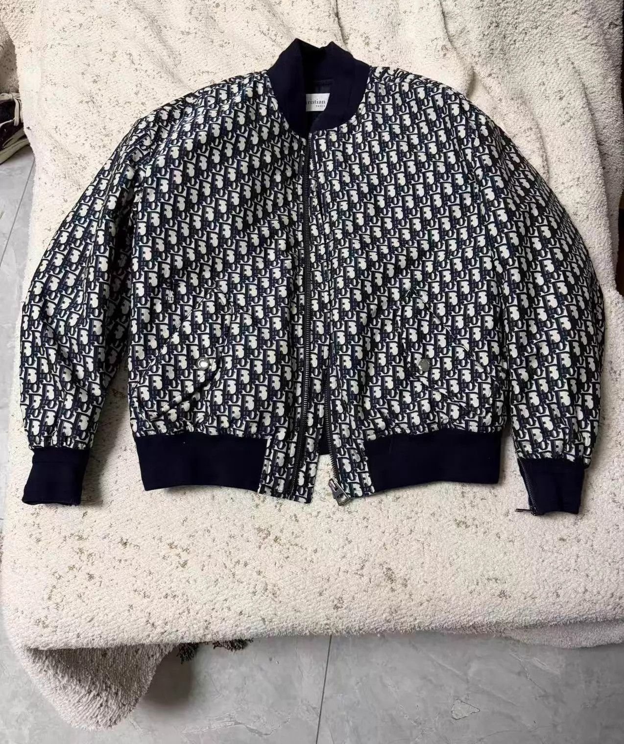 Dior Dior Oblique Jacket 34 (New, No Tags) Size XS / US 0-2 / IT 36-38 - 1 Thumbnail