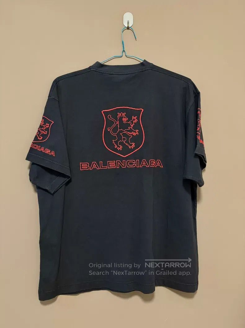 Balenciaga Balenciaga Logo Letter Print Round Neck Short Sleeve T-Shi Size US S / EU 44-46 / 1 - 2 Thumbnail