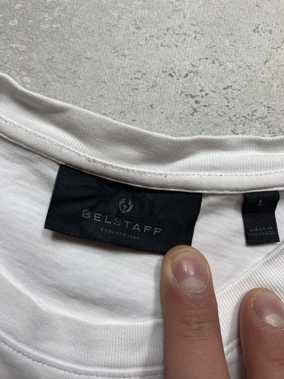 Belstaff Belstaff White T-Shirt Size US L / EU 52-54 / 3 - 8 Thumbnail