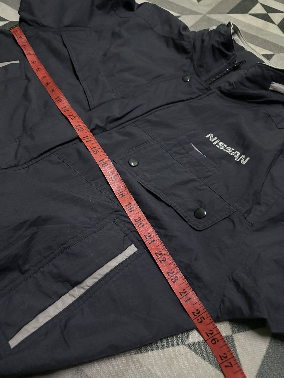 Nissan vintage 90s Nissan workwear windbreaker jacket Size US L / EU 52-54 / 3 - 7 Thumbnail