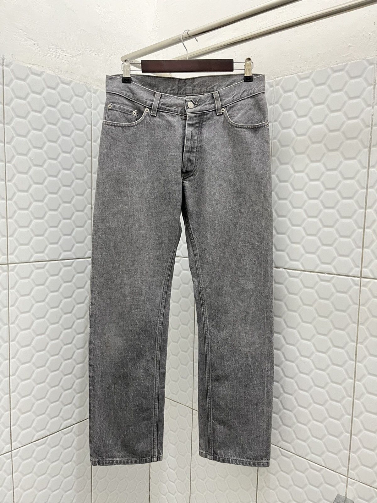 Helmut Lang Archive Helmut Lang Grey Denim Size US 31 - 1 Thumbnail