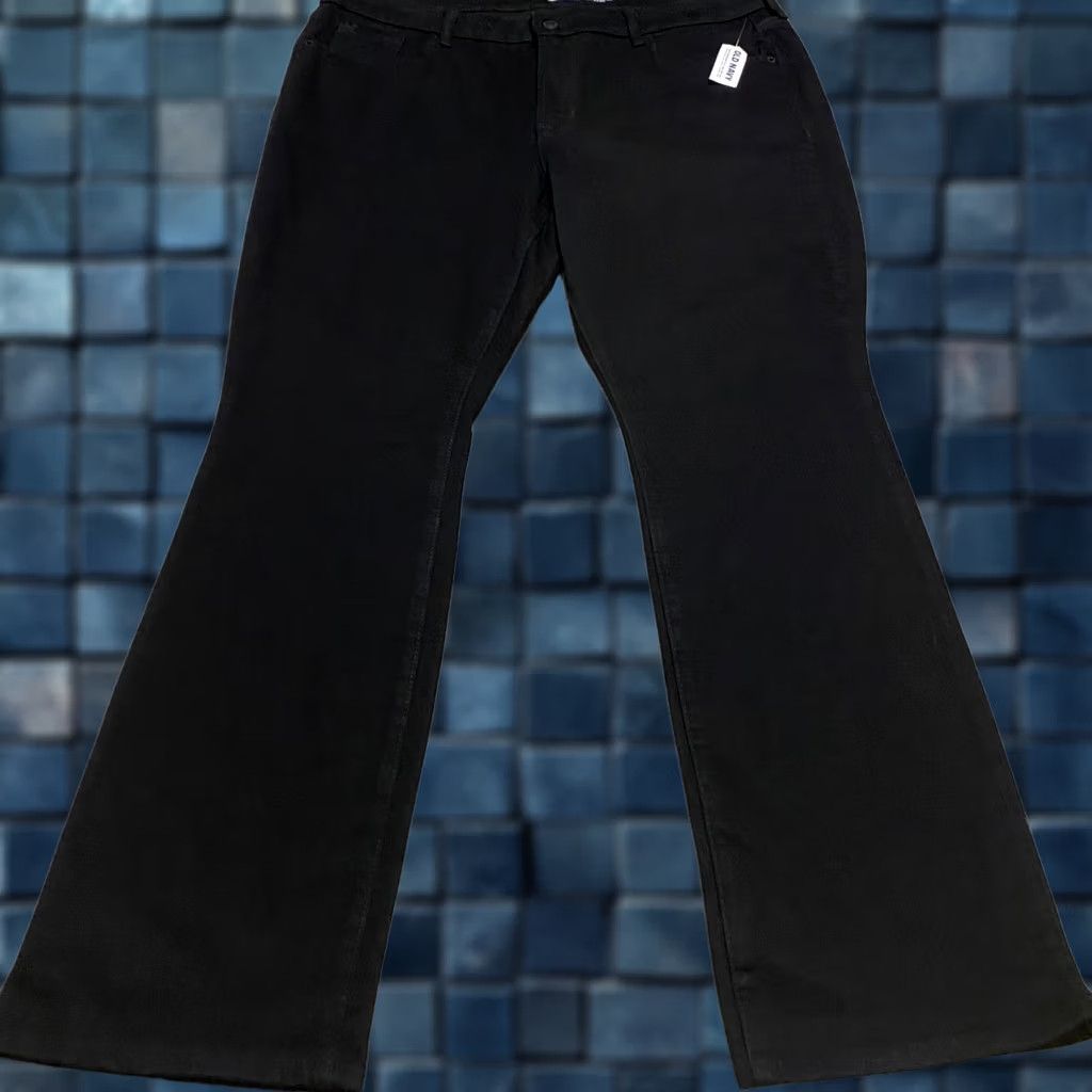Old Navy NWT Old Navy Jeans Black Denim Bootcut High Rise 16 Dark Wash Womens Adult Regular 29in Inseam Pocket 5-Pocket Denim Shirt? Size 38" / US 16 / IT 52 - 1 Thumbnail