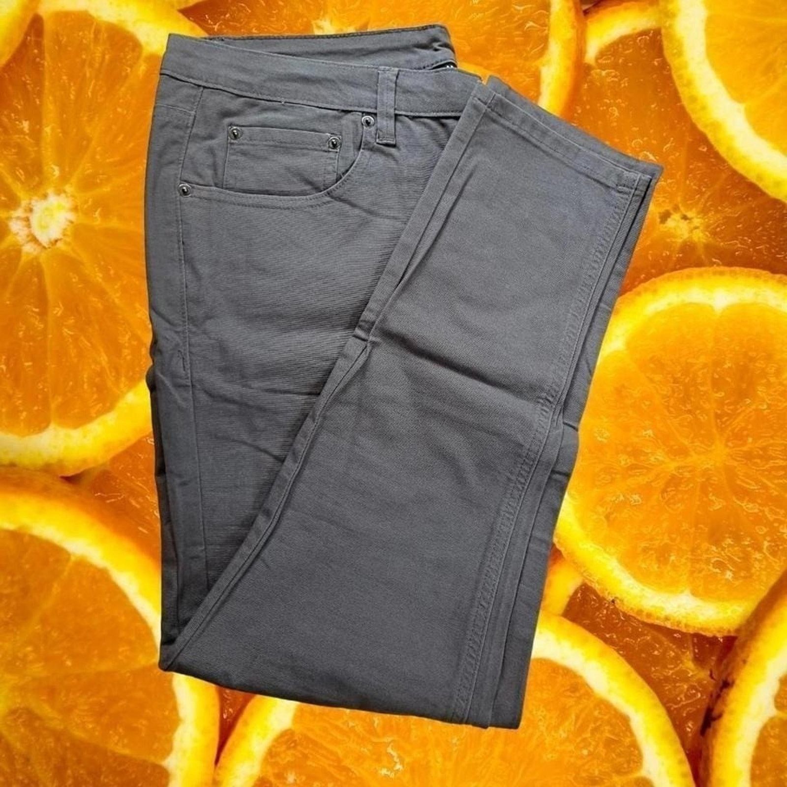 Other Under U-510 Men's Pants, Gray Canvas Trousers Size 28x27 Size US 28 / EU 44 - 1 Thumbnail