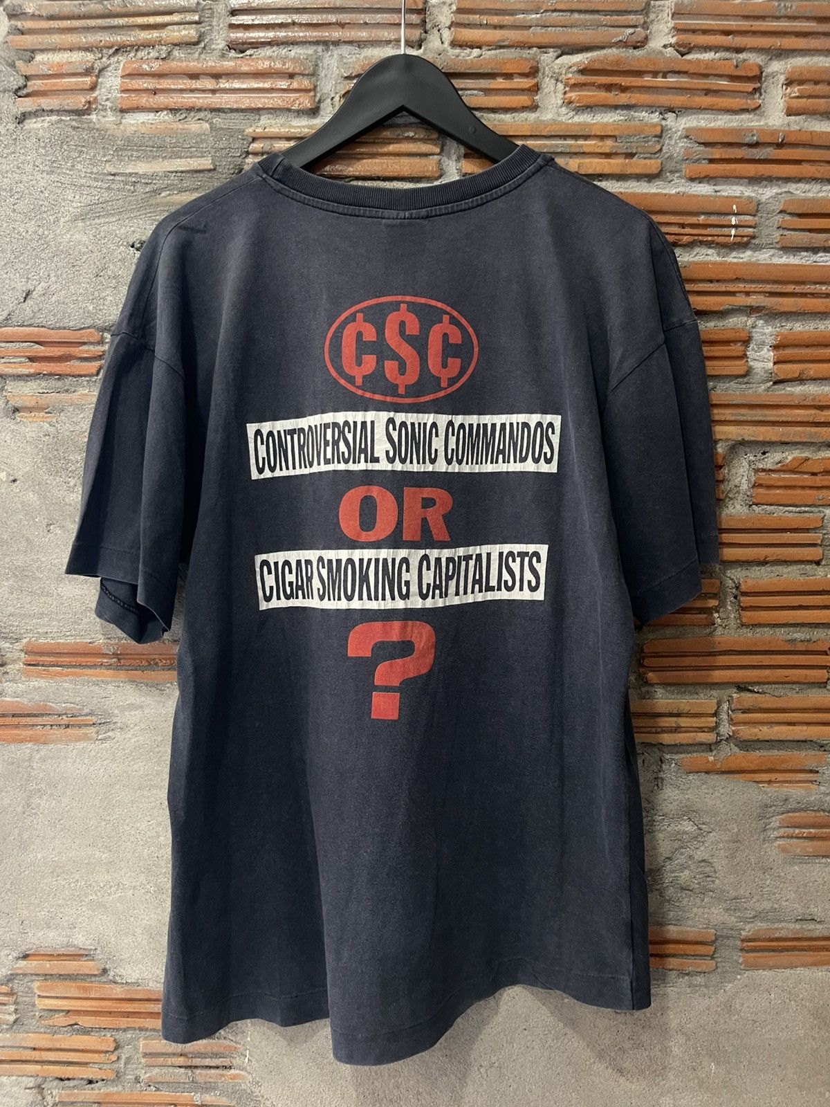 Band Tees Vintage Fade Black Cop Shoot Cop Ask Question Later T shirt Size US XL / EU 56 / 4 - 3 Thumbnail